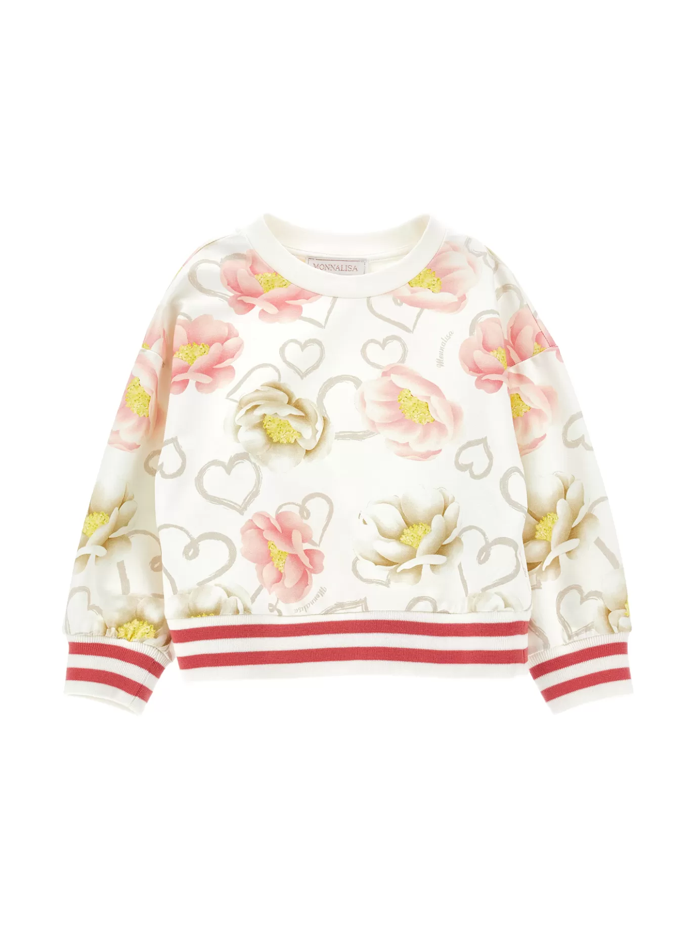 Monnalisa Anemone print sweatshirt- Cardigans&sweaters | Cardigans&sweaters