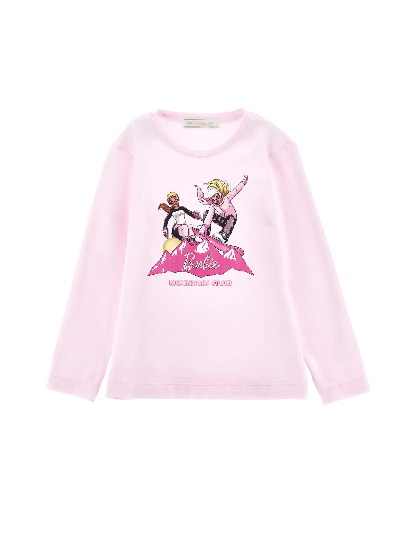 Monnalisa Barbie™ jersey cotton t-shirt with strass- Tops, T-shirts&shirts | Clothing