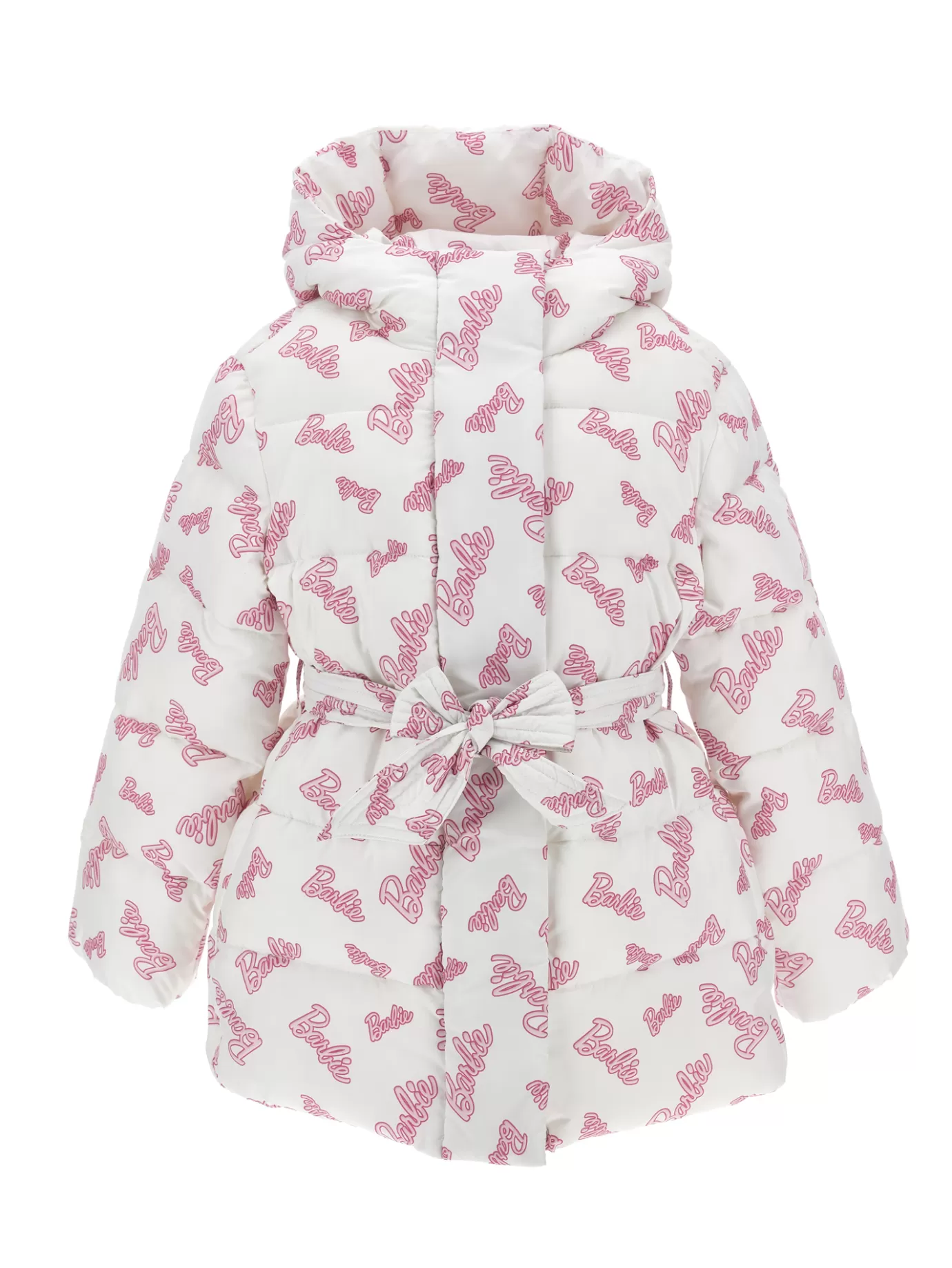 Monnalisa Barbie™ logo padded down jacket- Coats&jackets | Clothing