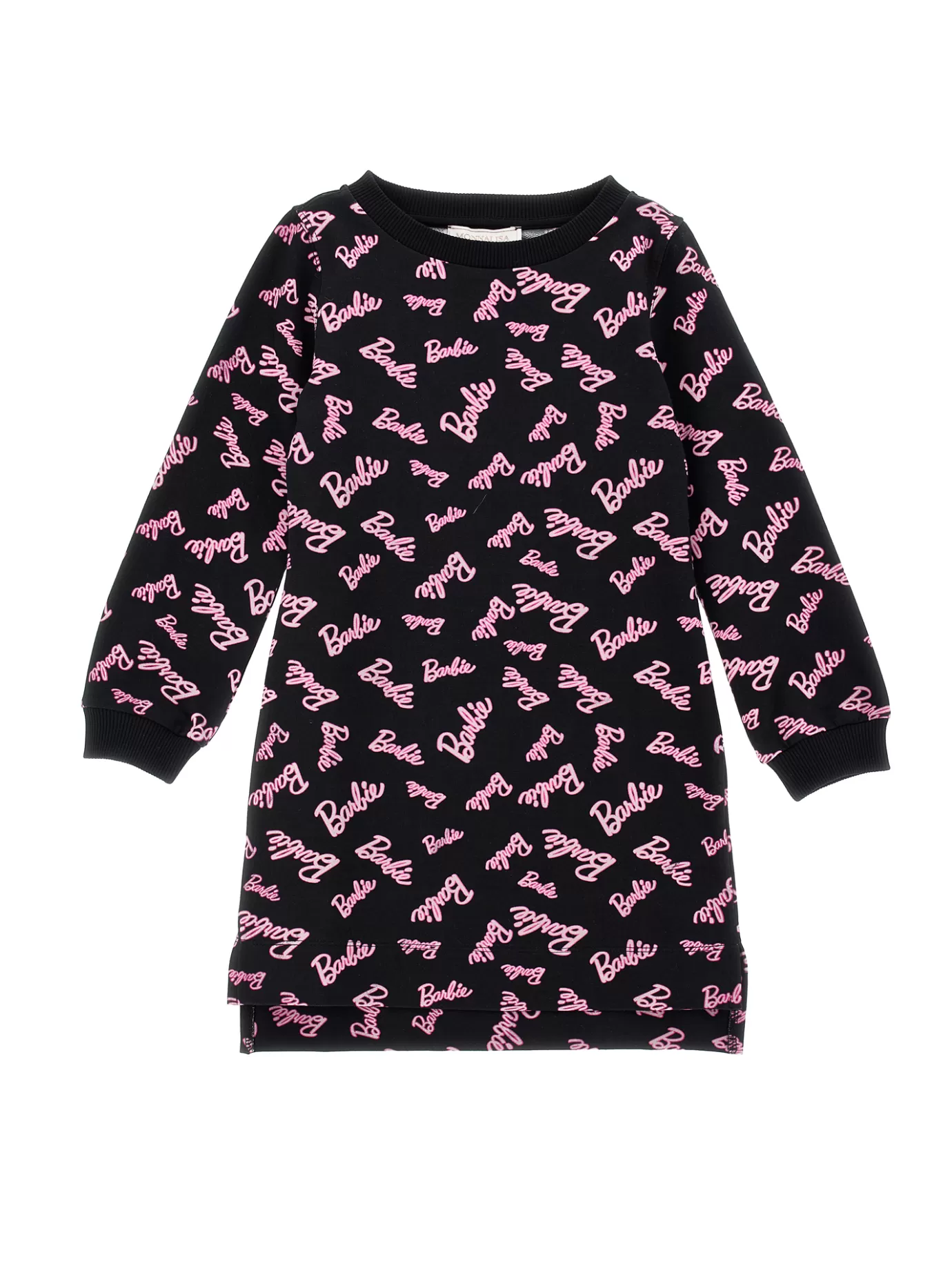 Monnalisa Barbie™ logoed sweatshirt dress- Dresses&jumpsuits | Clothing