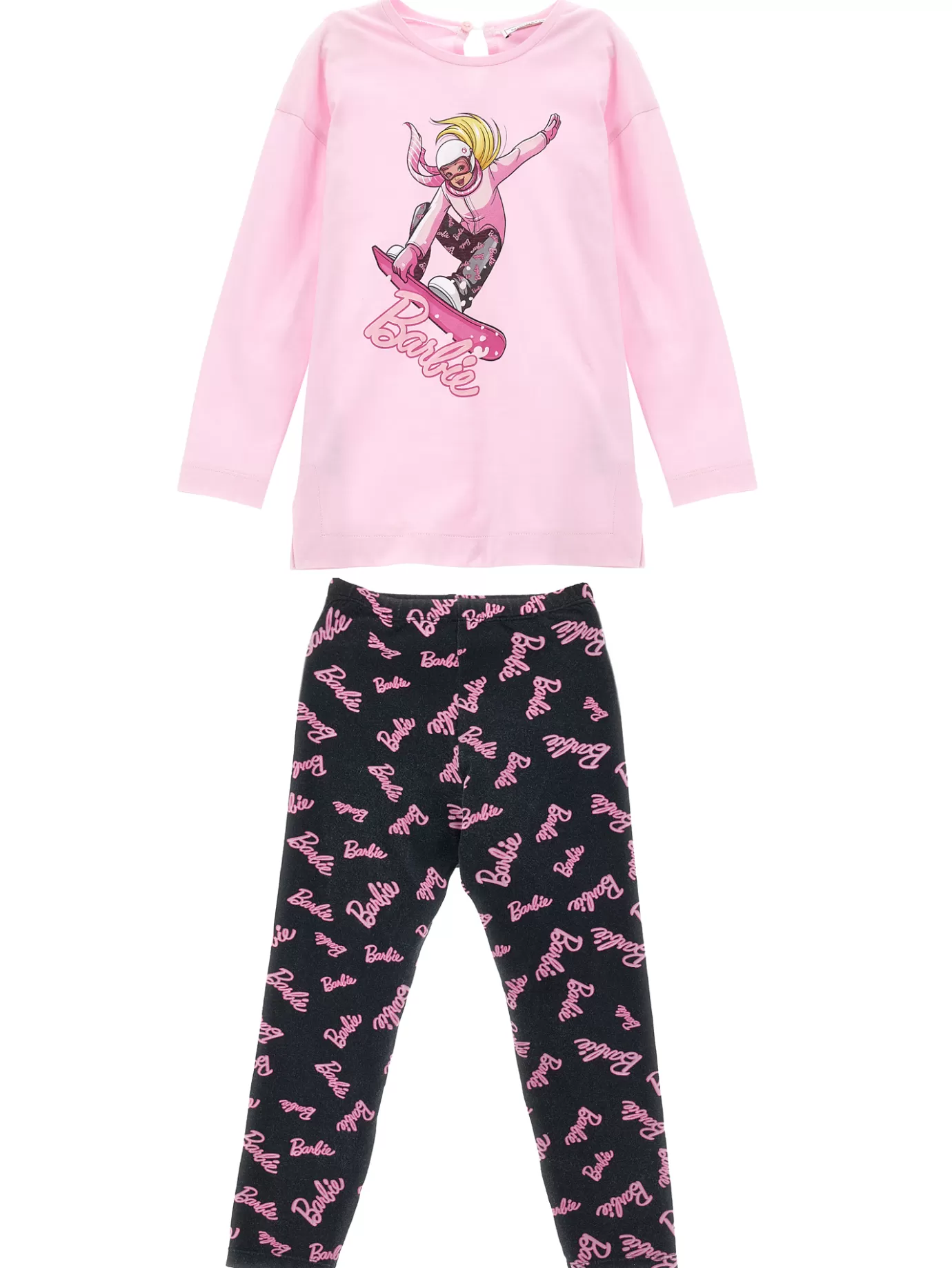 Monnalisa Barbie™ maxi t-shirt and leggings set- Tops, T-shirts&shirts | Leggings&pants