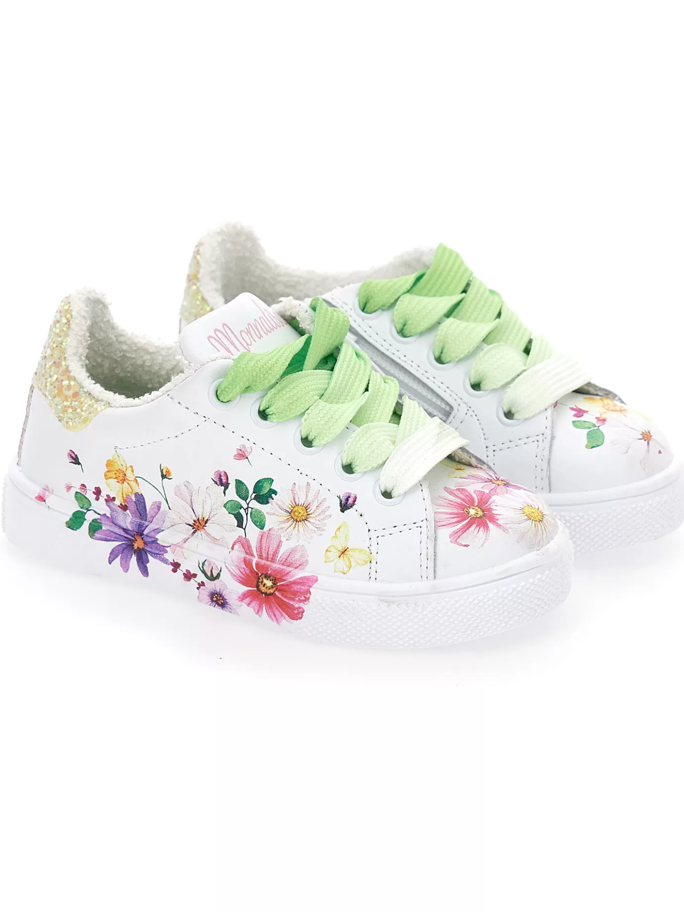 Monnalisa Bicast sneakers with flower print- Sneakers | Sneakers