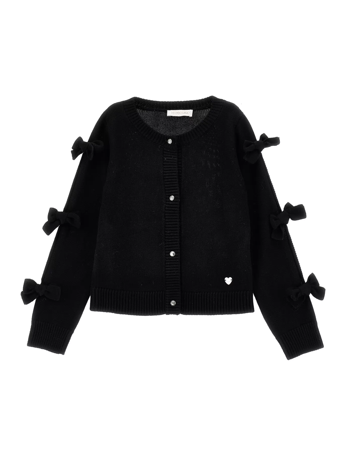 Monnalisa Cardigan with bow decoration- Cardigans&sweaters | Cardigans&sweaters