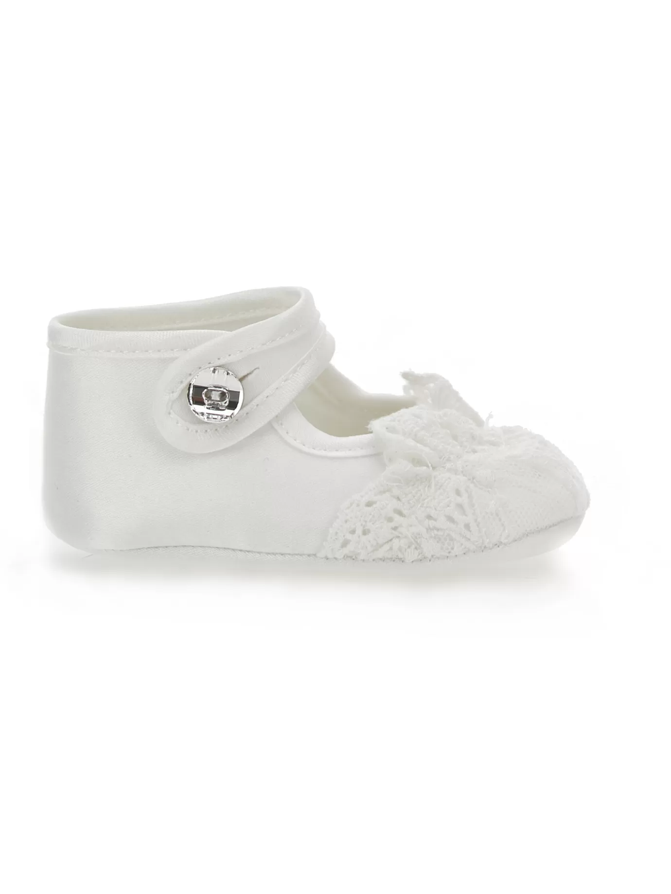 Monnalisa Chantilly lace ballet flats- Pre-walker Shoes | Pre-walker Shoes