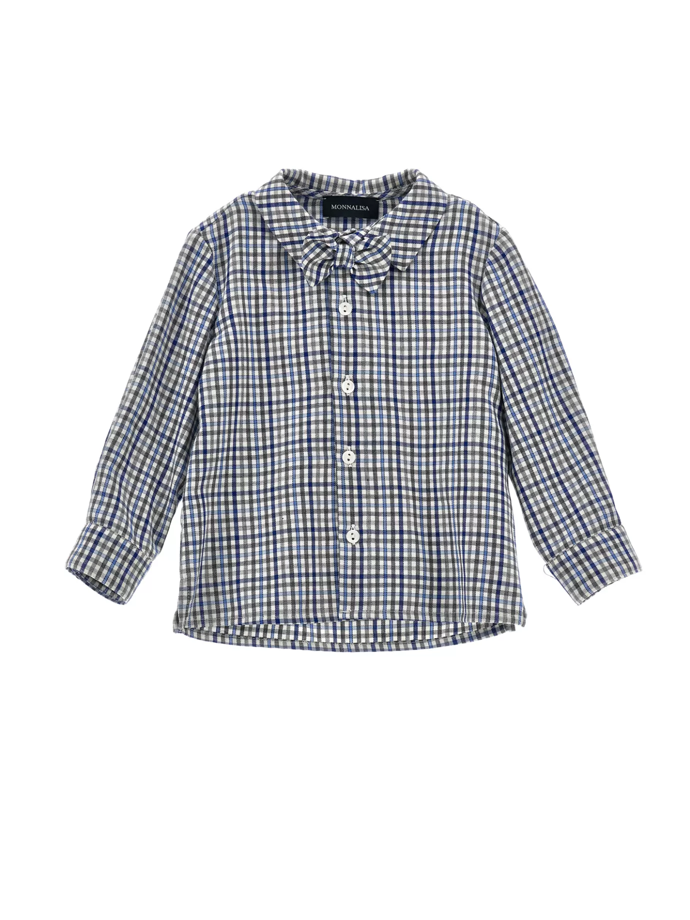 Monnalisa Check viyella shirt-BOY T-shirts&shirts | Clothing