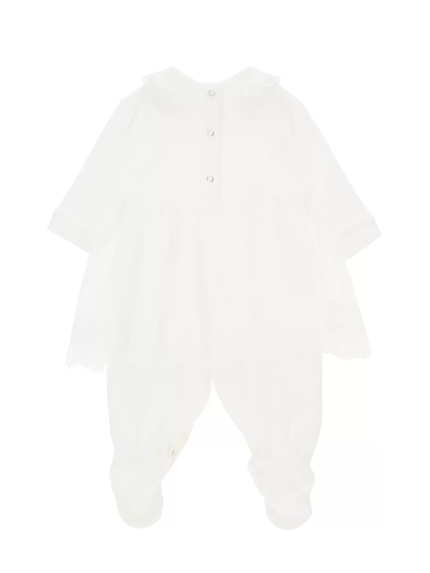 Monnalisa Chenille tutu playsuit- Newborn