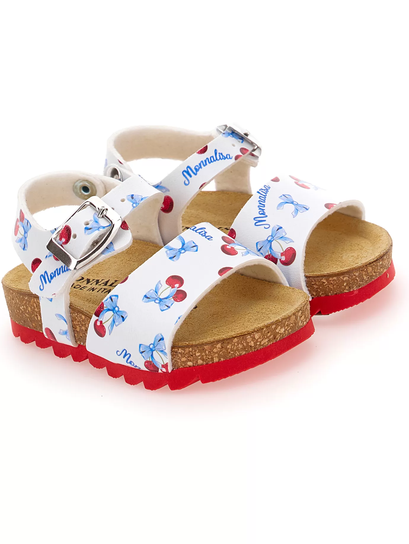 Monnalisa Cherry print sandals- Sandals | Shoes