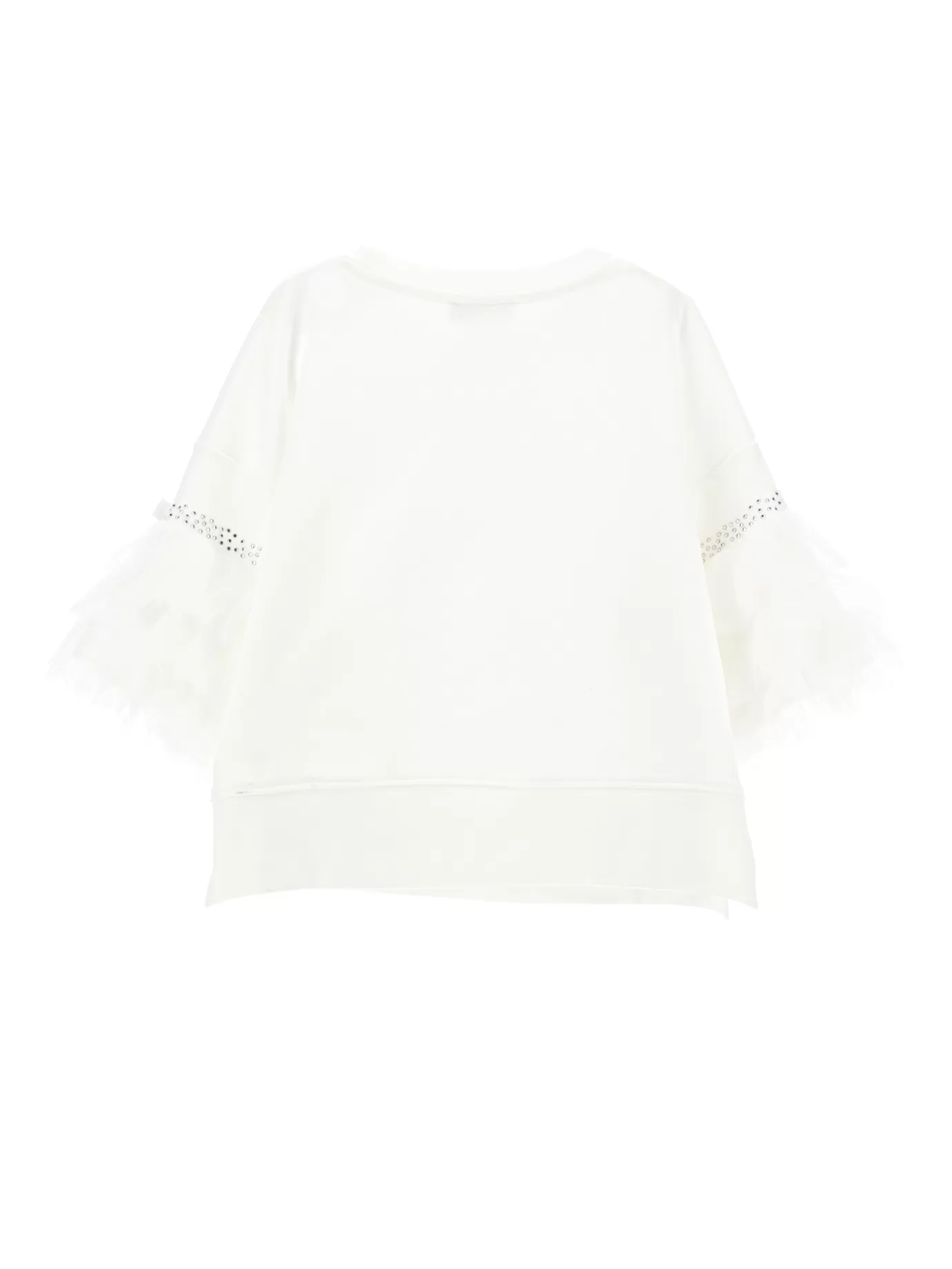 Monnalisa Chic sweatshirt with tulle- Cardigans&sweaters | Cardigans&sweaters