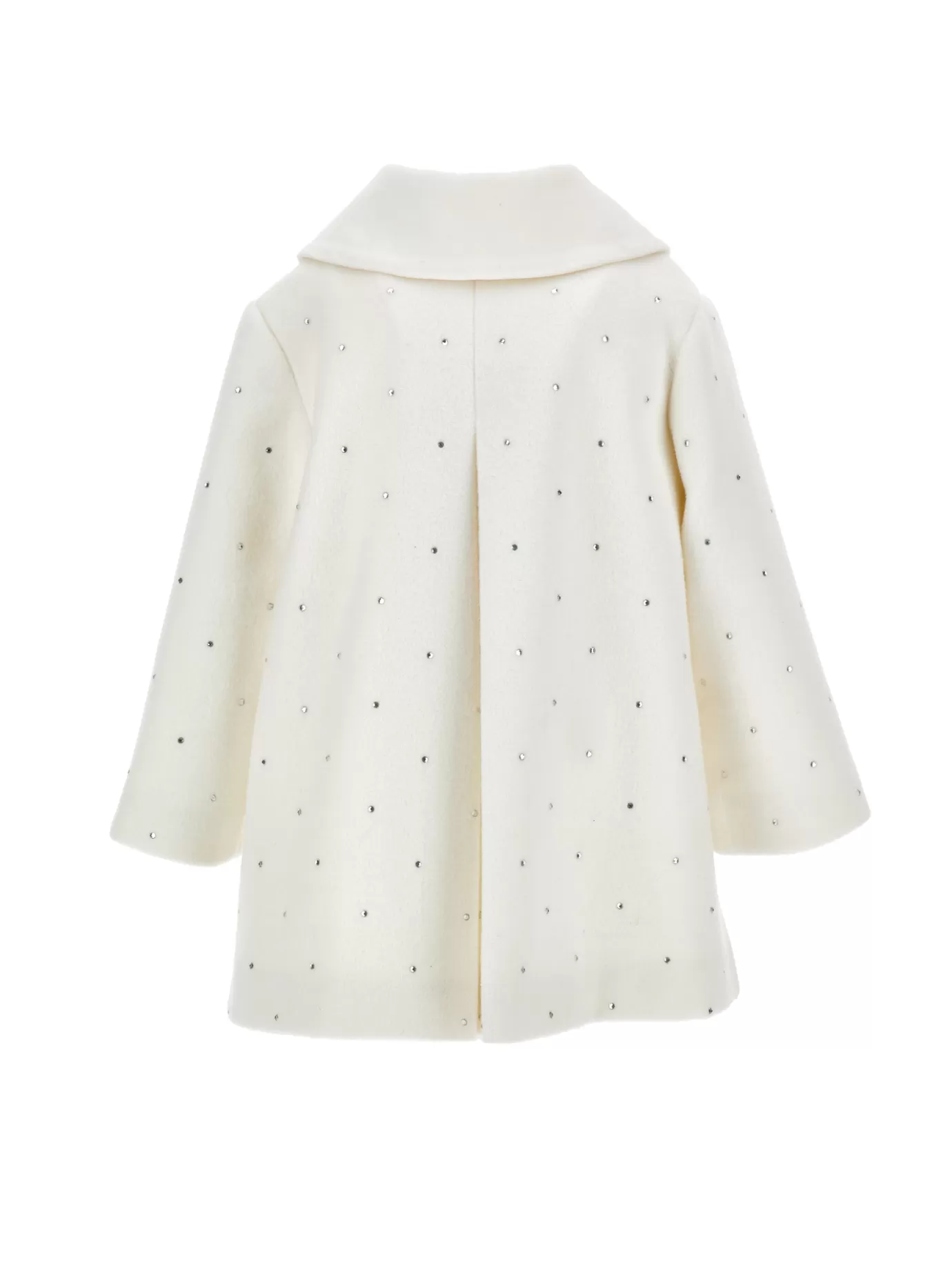 Monnalisa Cloth coat with rhinestones- Coats&jackets | Clothing