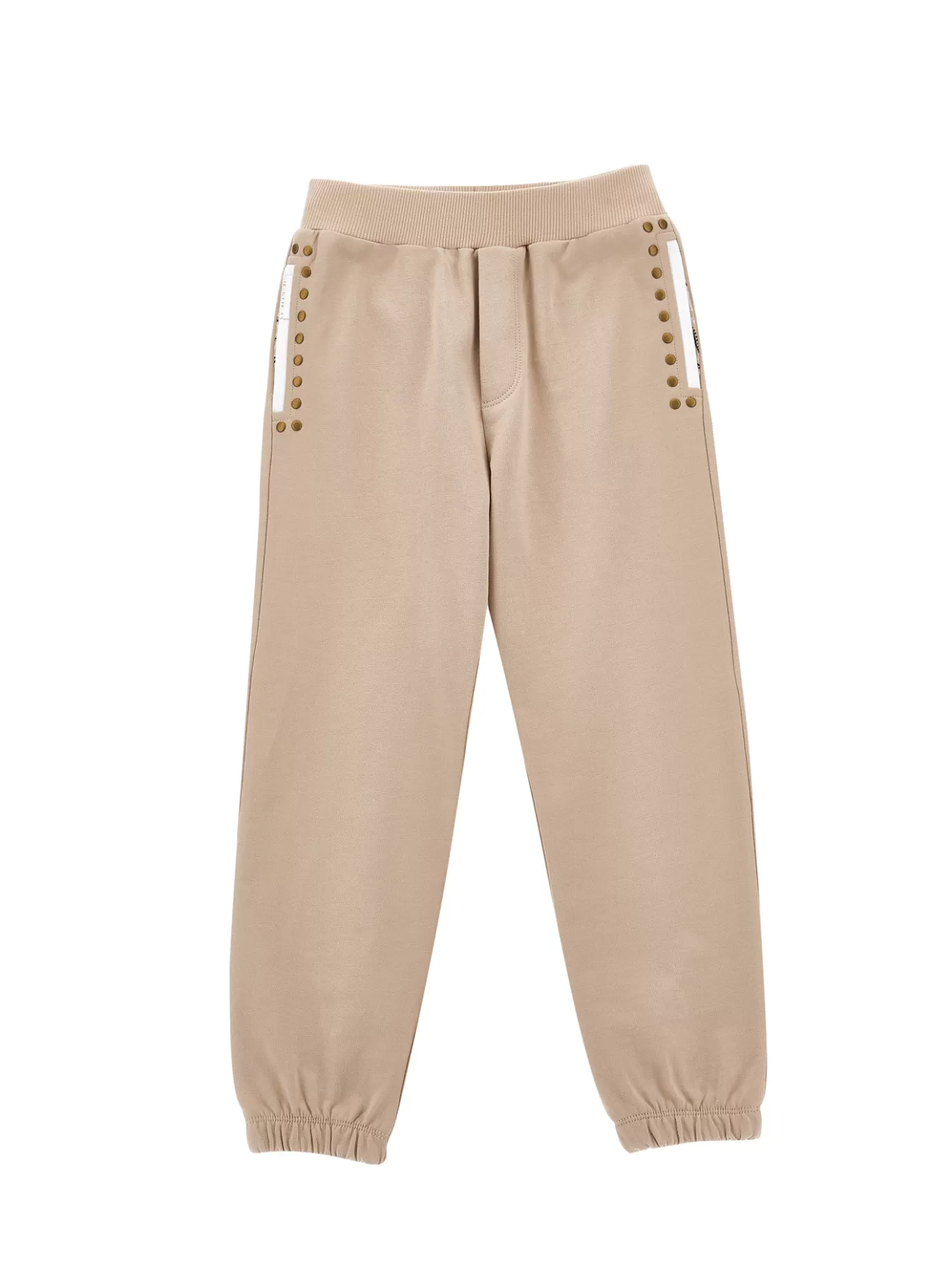 Monnalisa Comfortable fleece joggers-BOY Pants | Pants