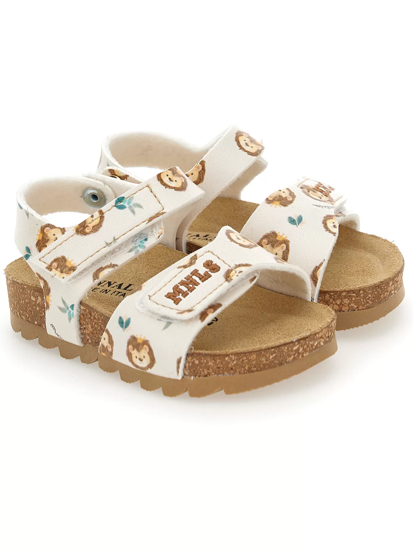 Monnalisa Comfortable lion cub print sandals-BOY Sandals | Shoes