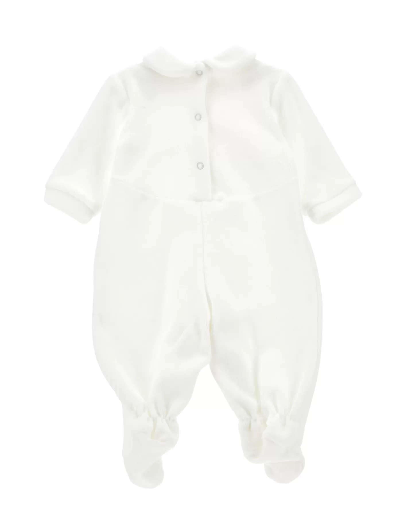 Monnalisa Cotton chenille playsuit- Newborn