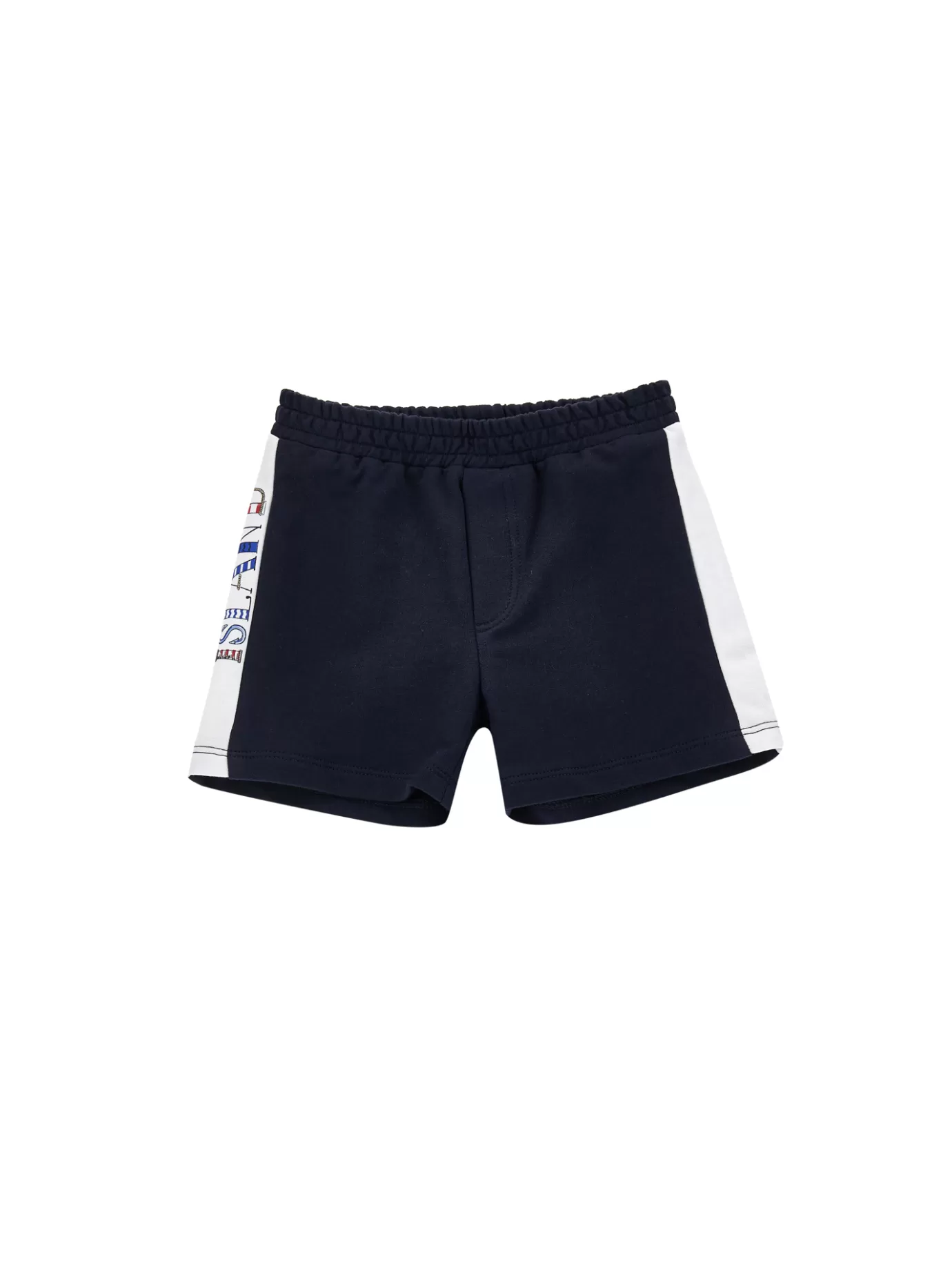 Monnalisa Cotton fleece jogging Bermuda shorts-BOY Pants | Clothing