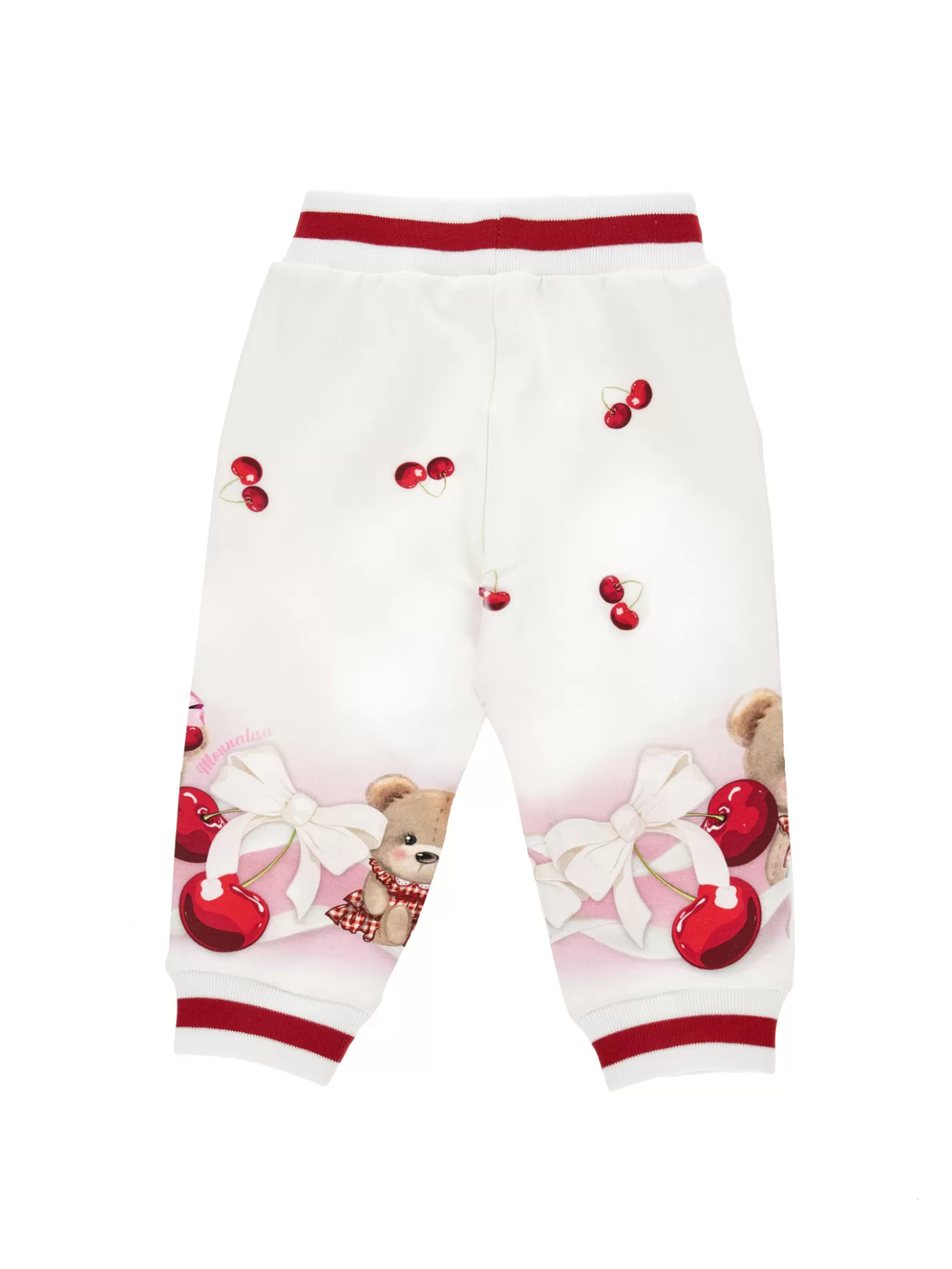 Monnalisa Cotton fleece teddy joggers- Leggings&pants | Clothing