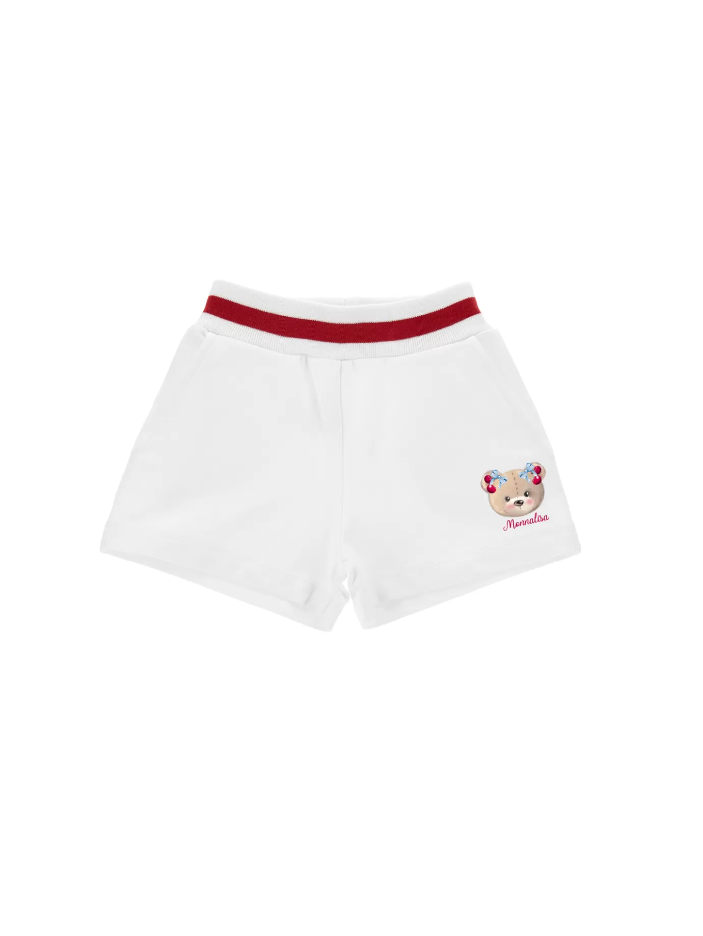 Monnalisa Cotton fleece teddy shorts- Leggings&pants | Clothing