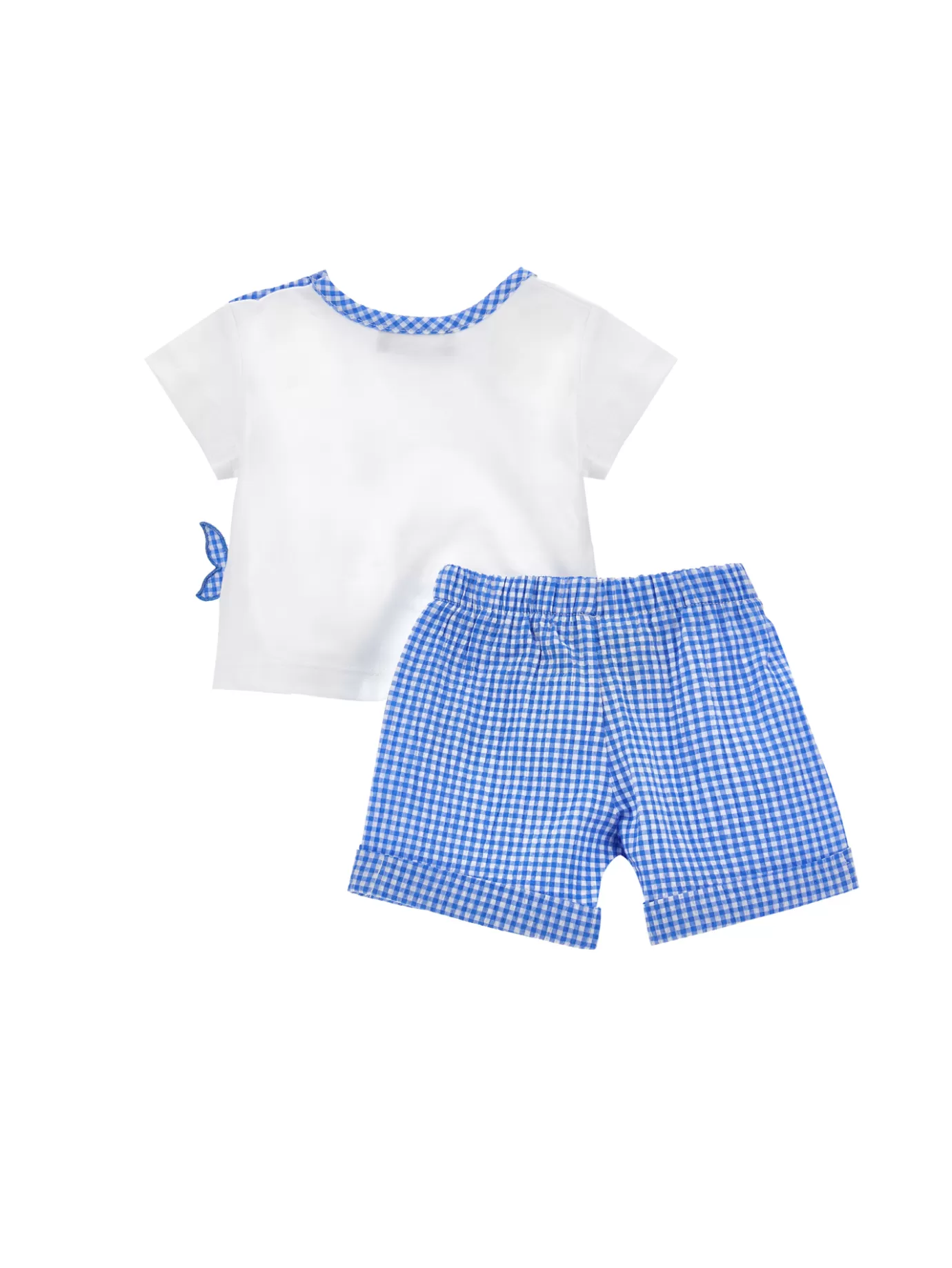 Monnalisa Cotton jersey two-piece outfit-BOY Newborn