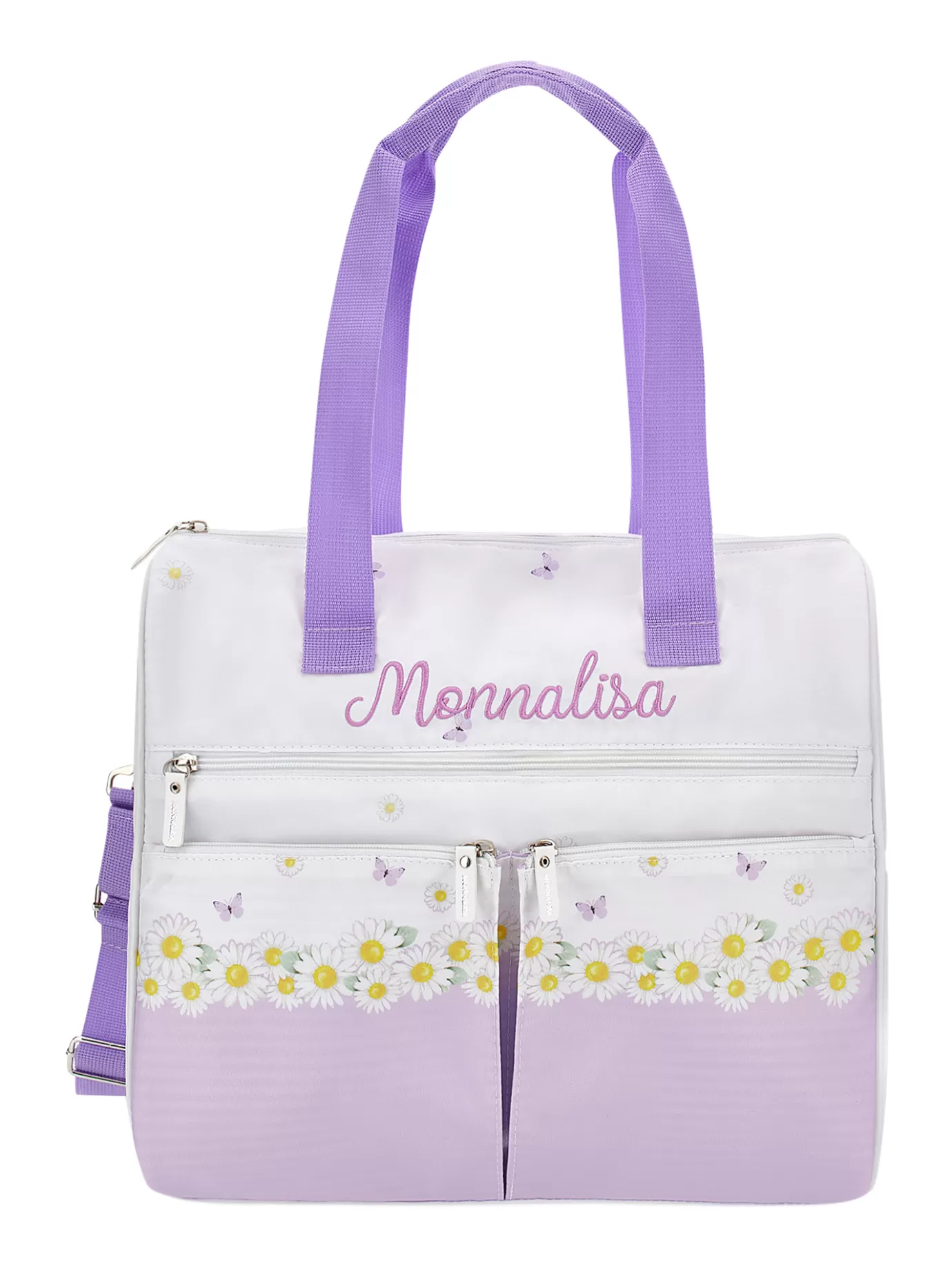 Monnalisa Daisies cloth nursery bag- Newborn