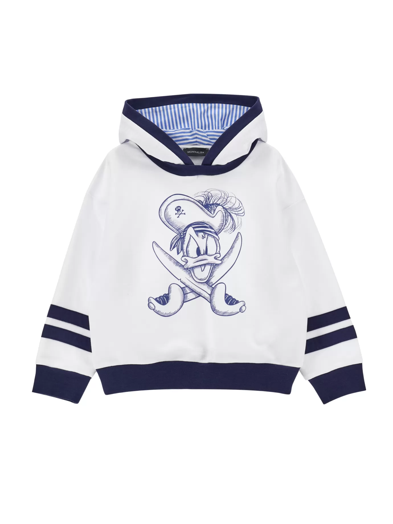 Monnalisa Donald Duck cotton sweatshirt-BOY Cardigans&sweaters | Cardigans&sweaters