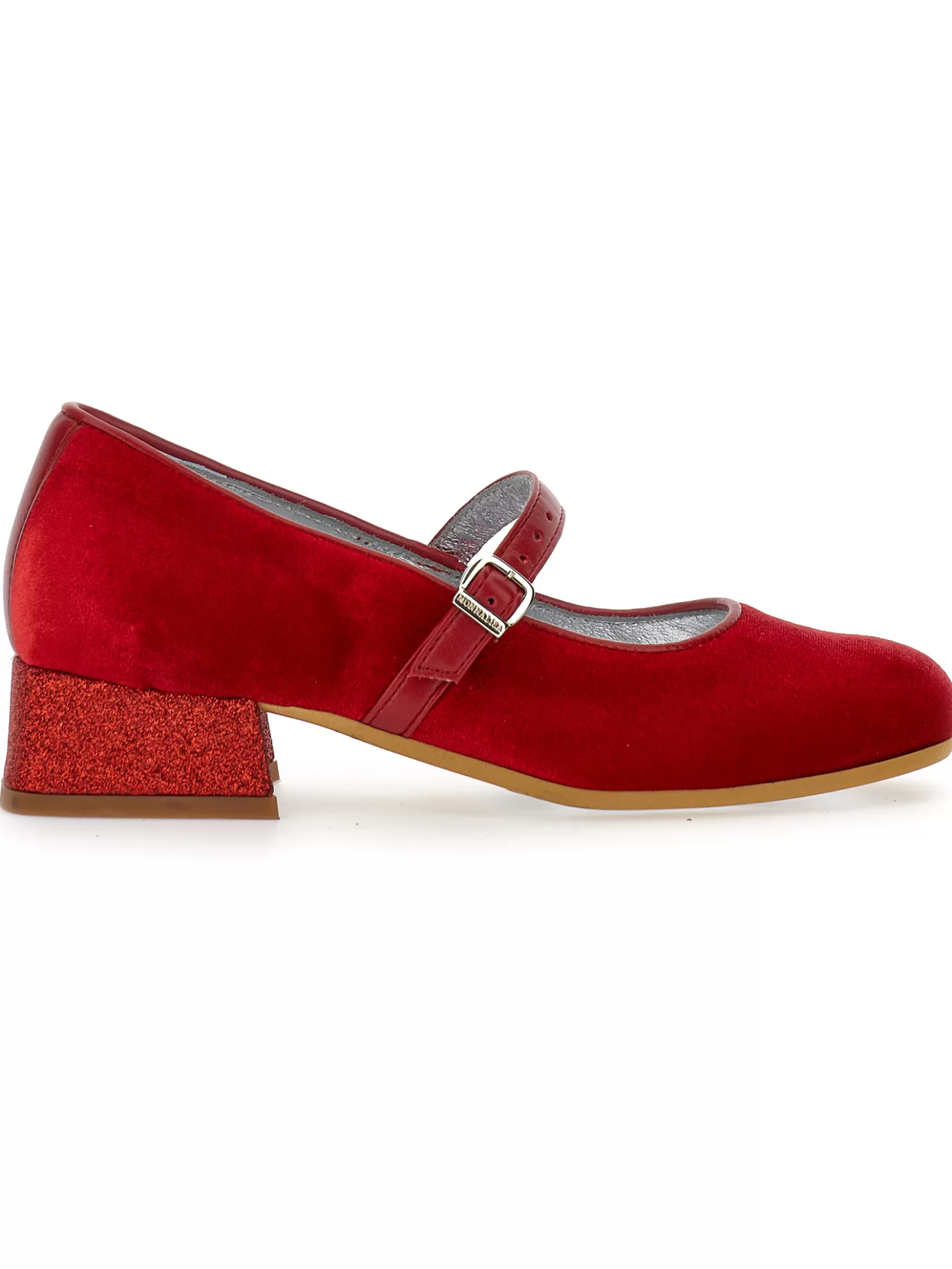 Monnalisa Dorothy velvet shoes- Ballerinas