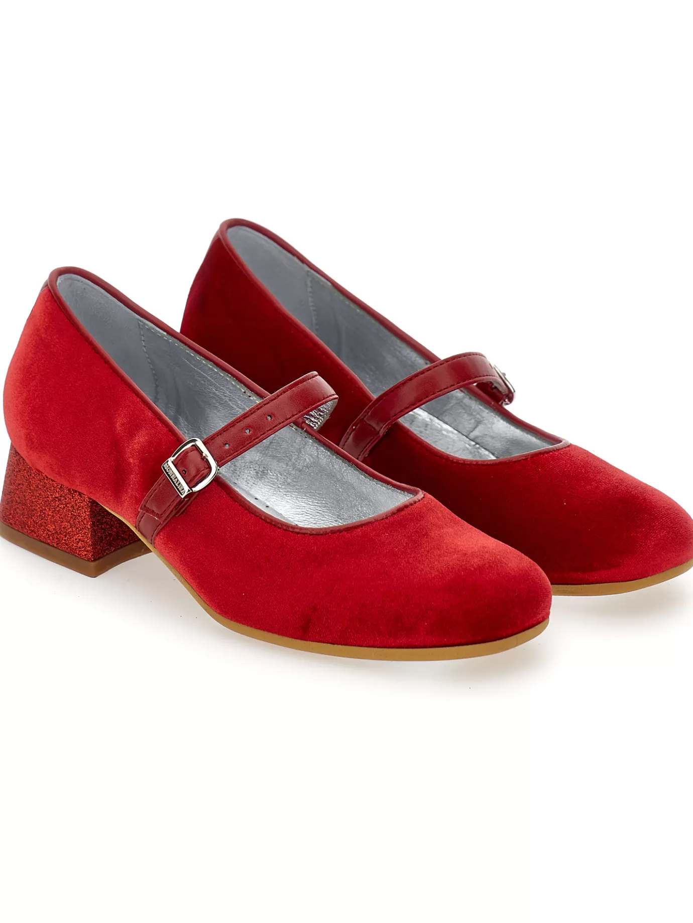 Monnalisa Dorothy velvet shoes- Ballerinas