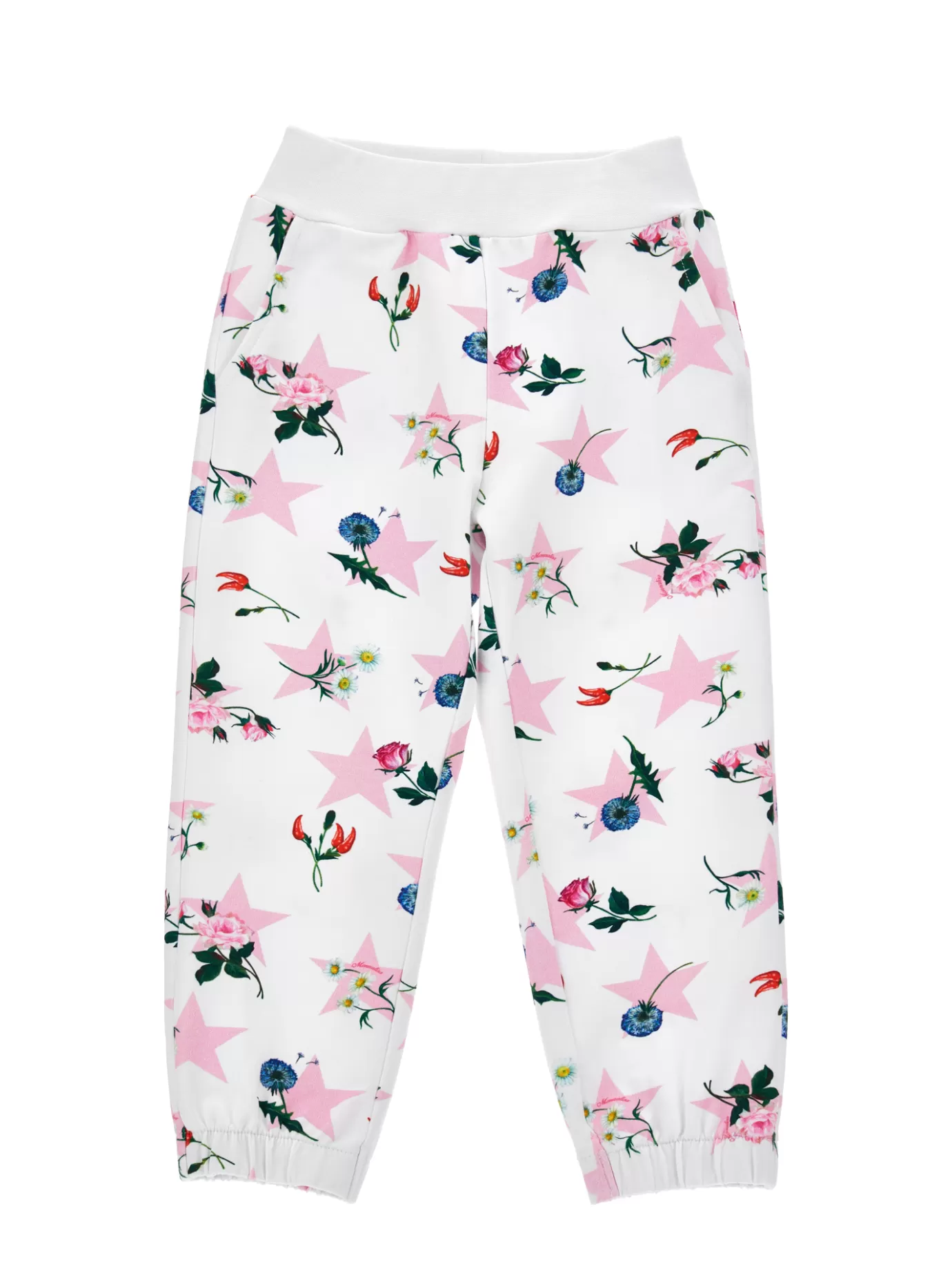 Monnalisa Fleece joggers with star print- Leggings&pants | Leggings&pants