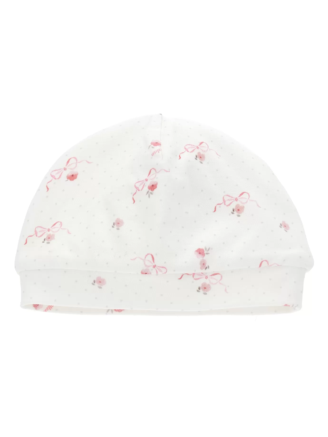 Monnalisa Floral jersey hat- Newborn