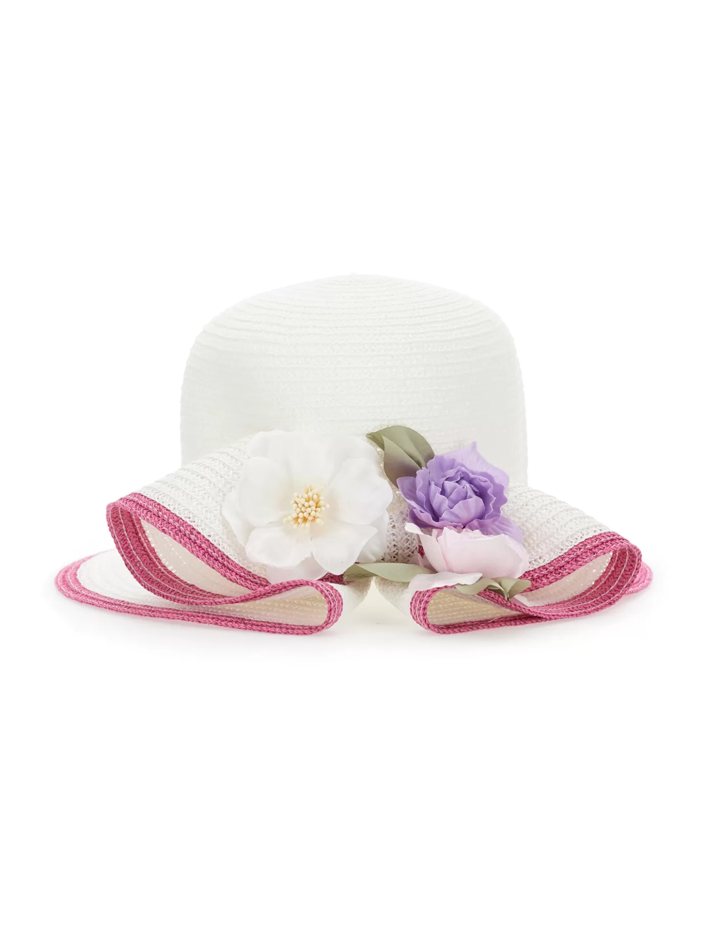 Monnalisa Floral straw hat- Hats | Hats