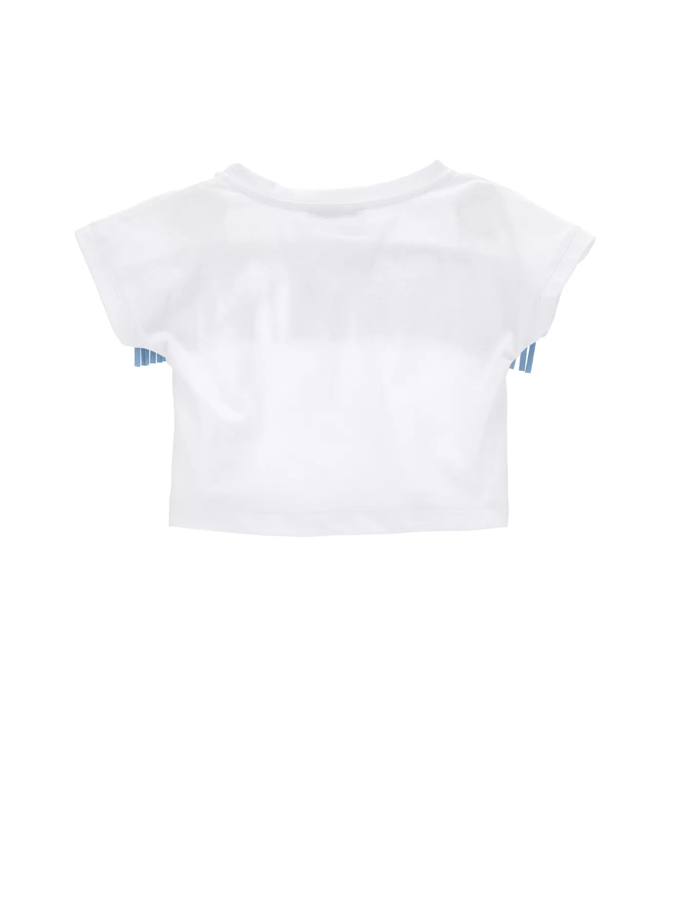 Monnalisa Fringed organic cotton T-shirt- Tops, T-shirts&shirts | Tops, T-shirts&shirts