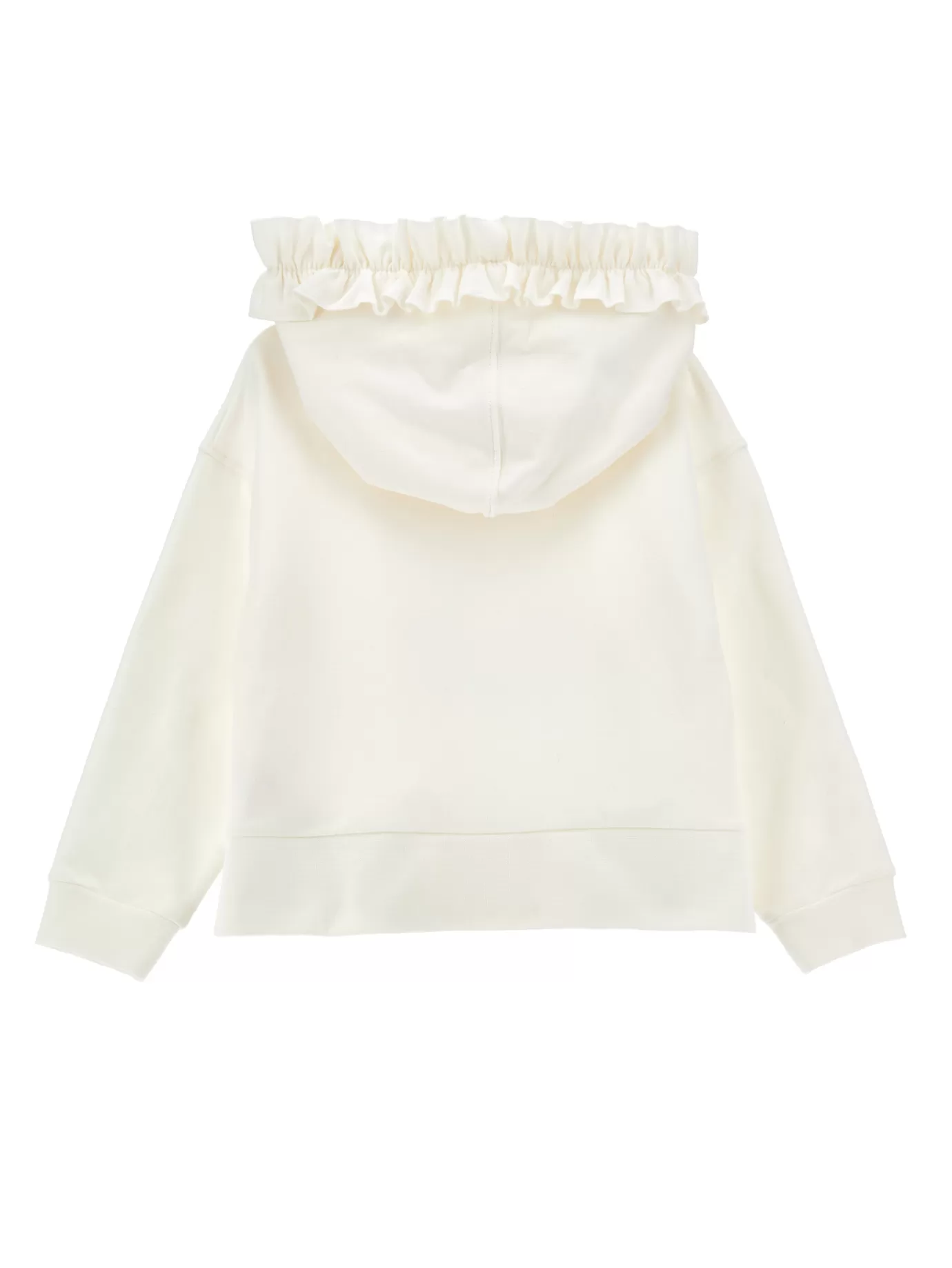 Monnalisa Frozen ruffle cotton sweatshirt- Cardigans&sweaters | Clothing