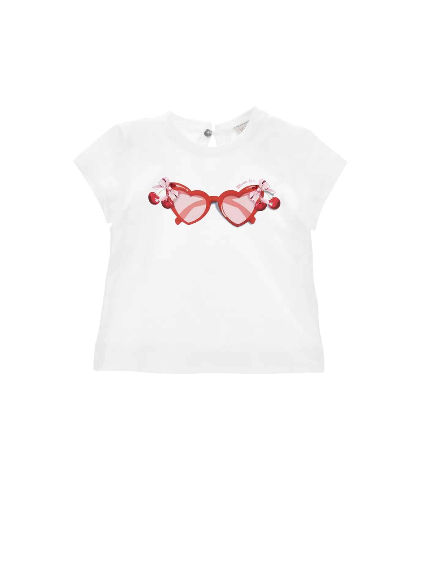 Monnalisa Glasses print jersey T-shirt- Tops, T-shirts&shirts | Clothing