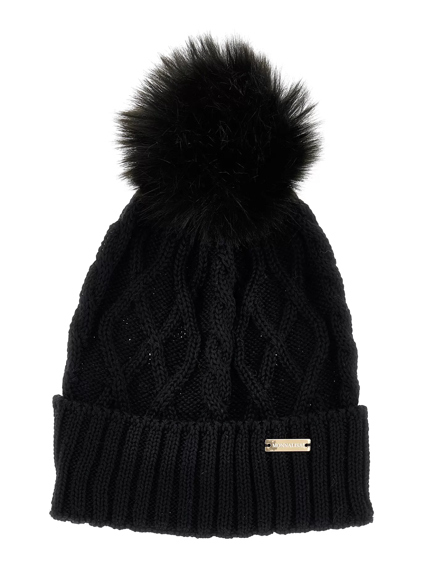 Monnalisa Jacquard wool hat- Hats | Hats