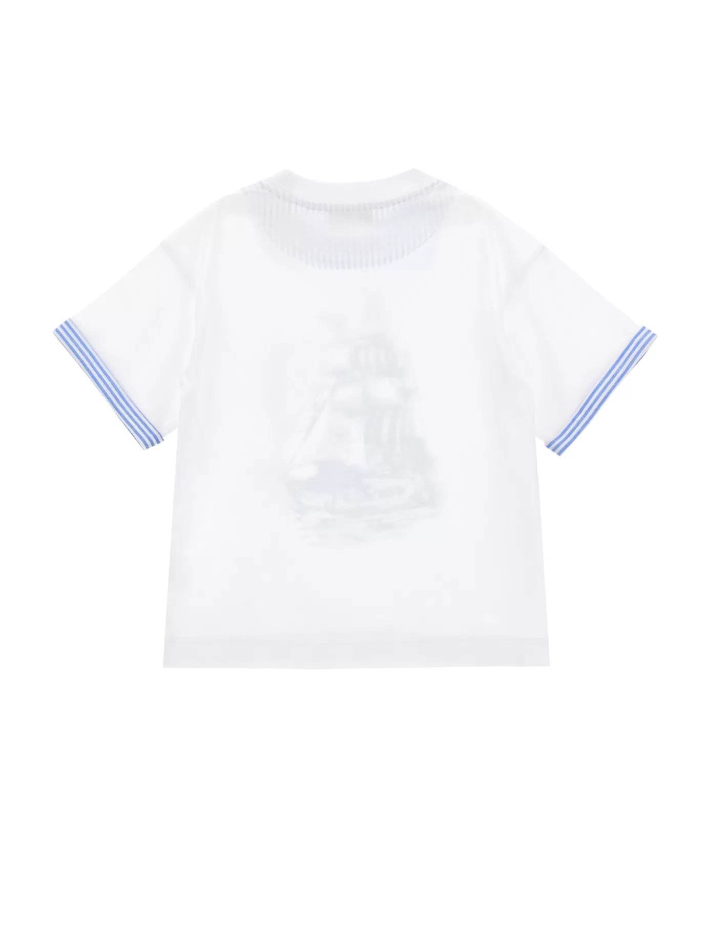 Monnalisa Jersey T-shirt with pirate print-BOY T-shirts&shirts | T-shirts&shirts