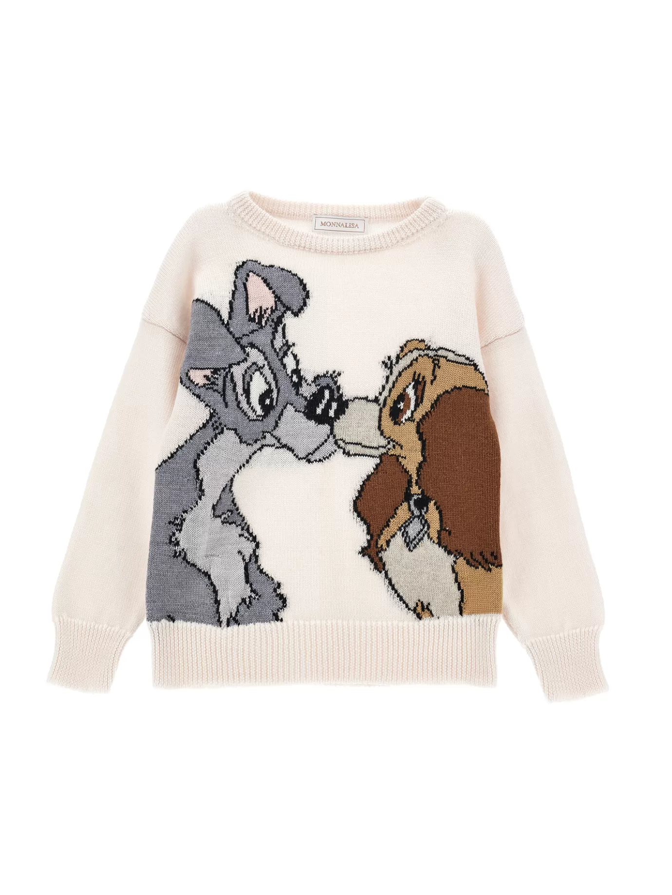 Monnalisa Lady and the Tramp merino wool sweater- Cardigans&sweaters | Clothing