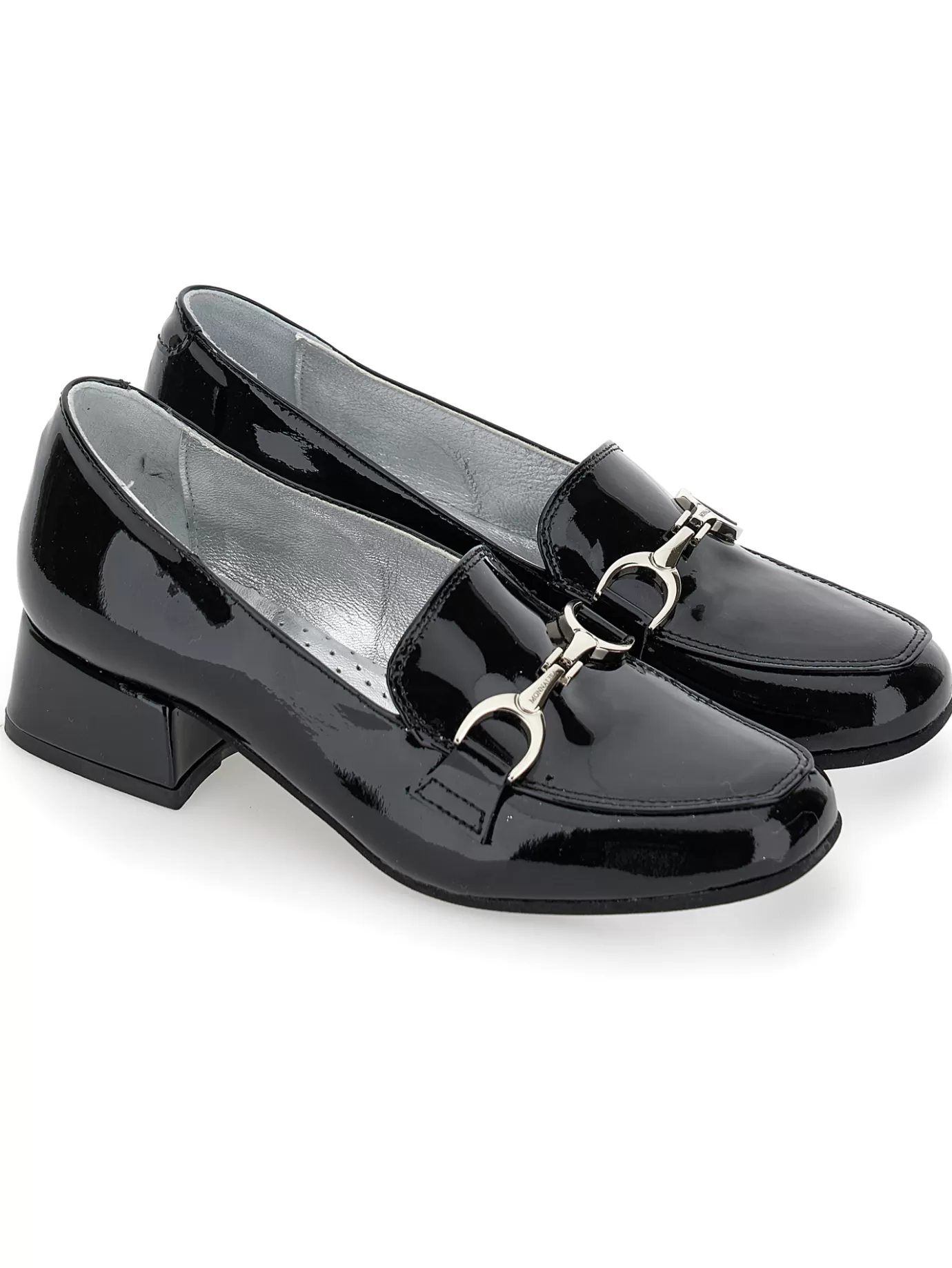 Monnalisa Leather loafers with horsebit- Ballerinas | Lace-up Shoes