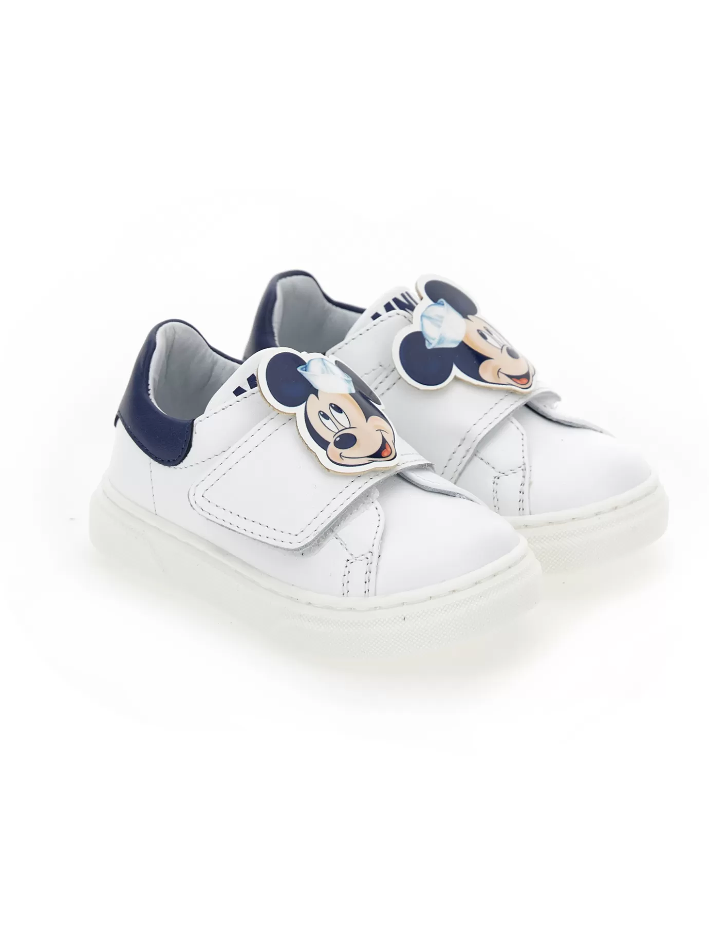 Monnalisa Leather sneakers with Mickey- Sneakers