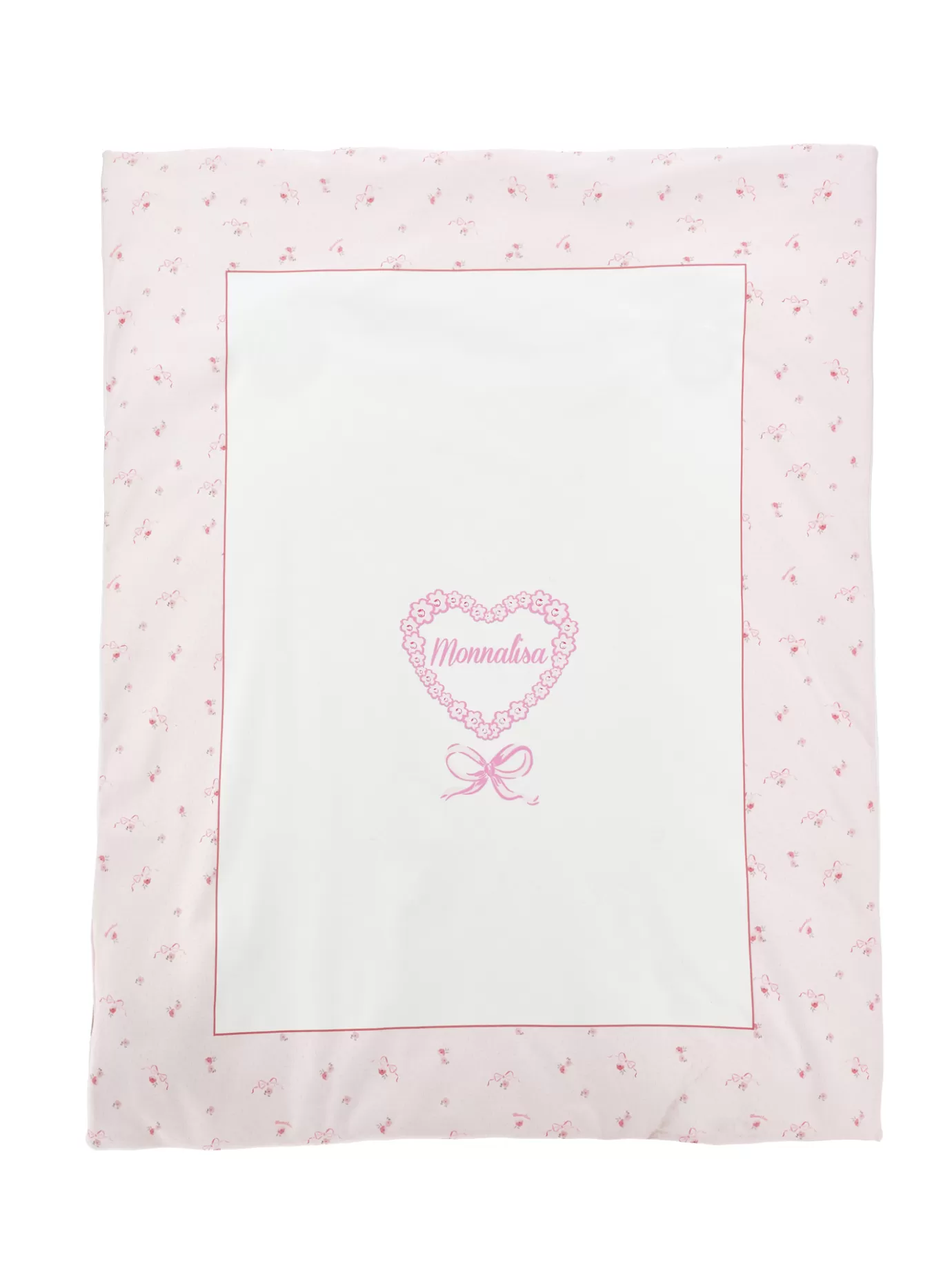 Monnalisa Logo cotton blanket- Newborn