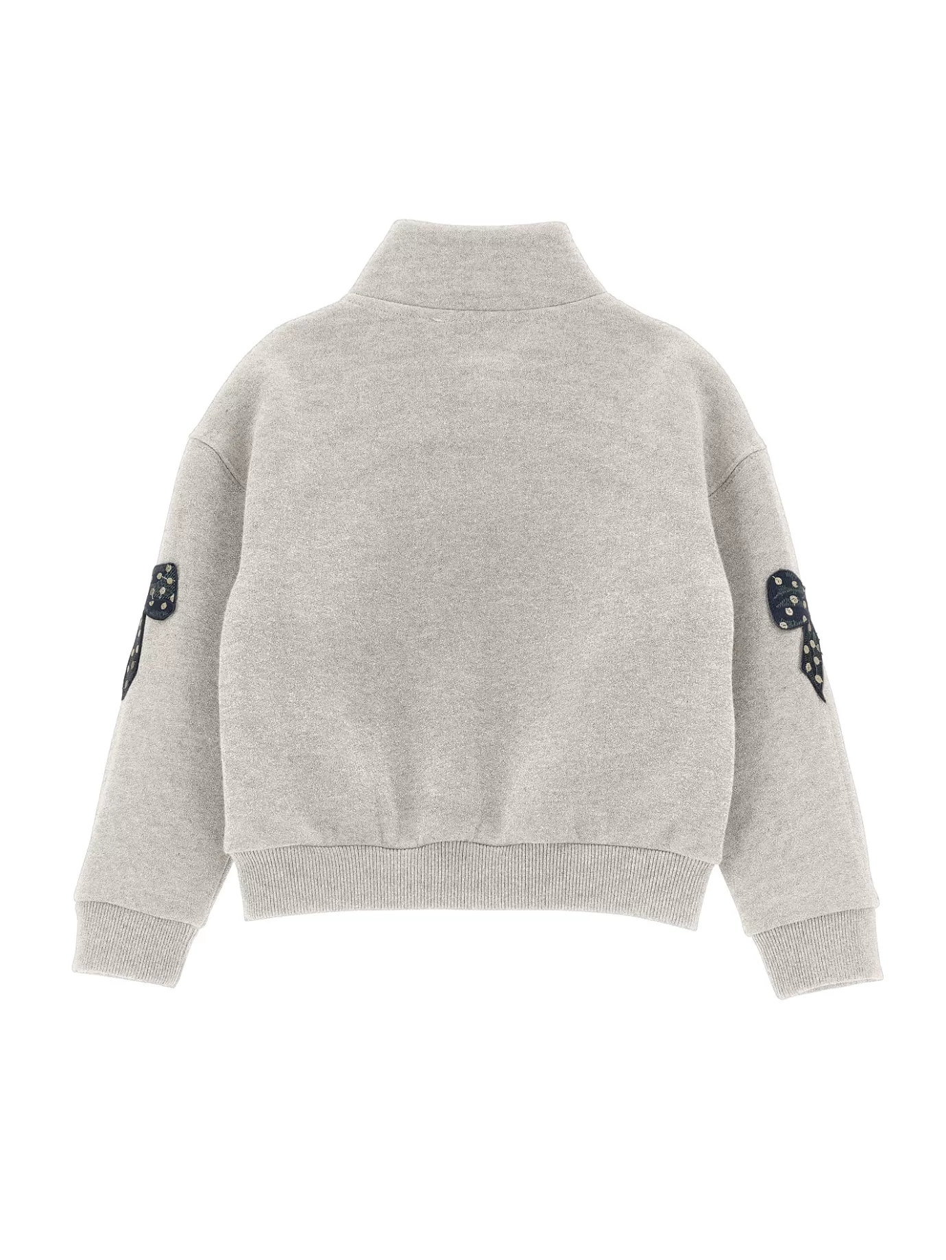 Monnalisa Lurex sweatshirt with bows- Cardigans&sweaters | Clothing