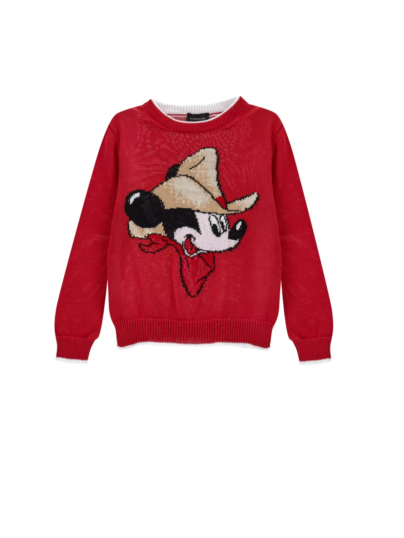 Monnalisa Mickey Mouse cotton pullover-BOY Cardigans&sweaters | Cardigans&sweaters