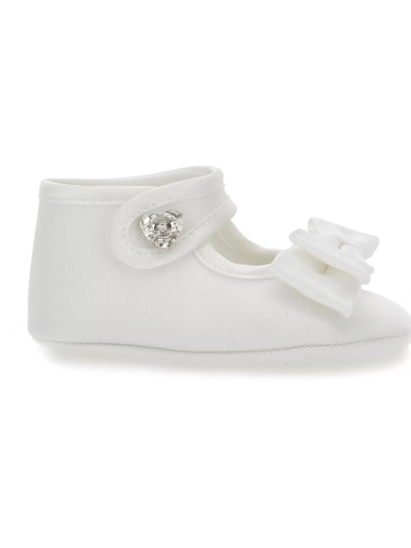 Monnalisa Mikado ballet flats with bow- Pre-walker Shoes | Pre-walker Shoes