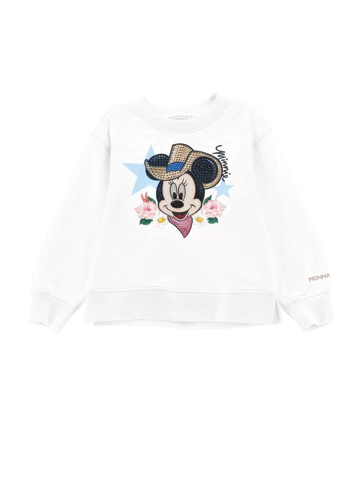 Monnalisa Minnie print sweatshirt- Cardigans&sweaters | Cardigans&sweaters