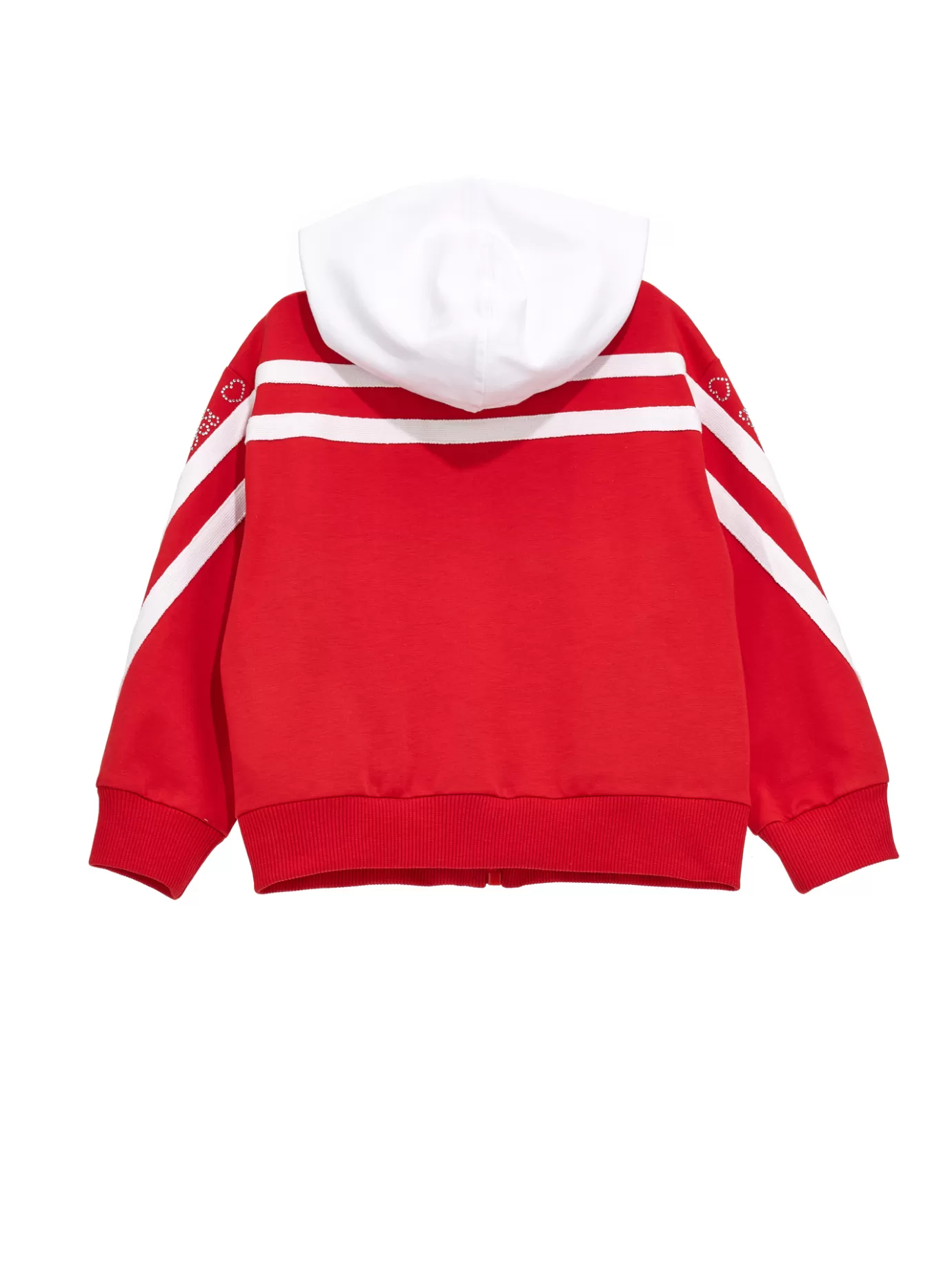 Monnalisa Open sweatshirt with blouse sleeves- Cardigans&sweaters | Cardigans&sweaters