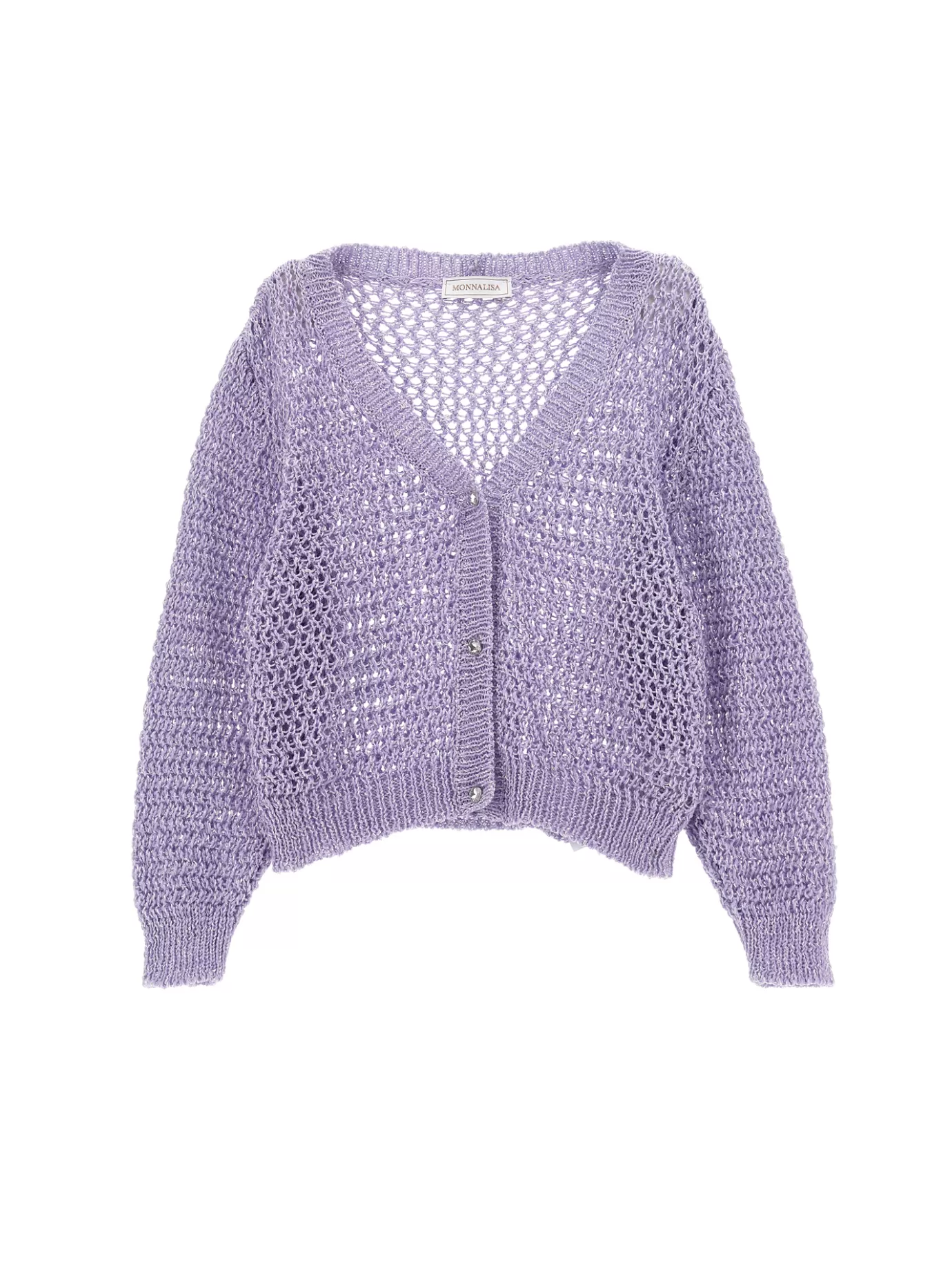 Monnalisa Openwork sequin cardigan- Cardigans&sweaters | Cardigans&sweaters