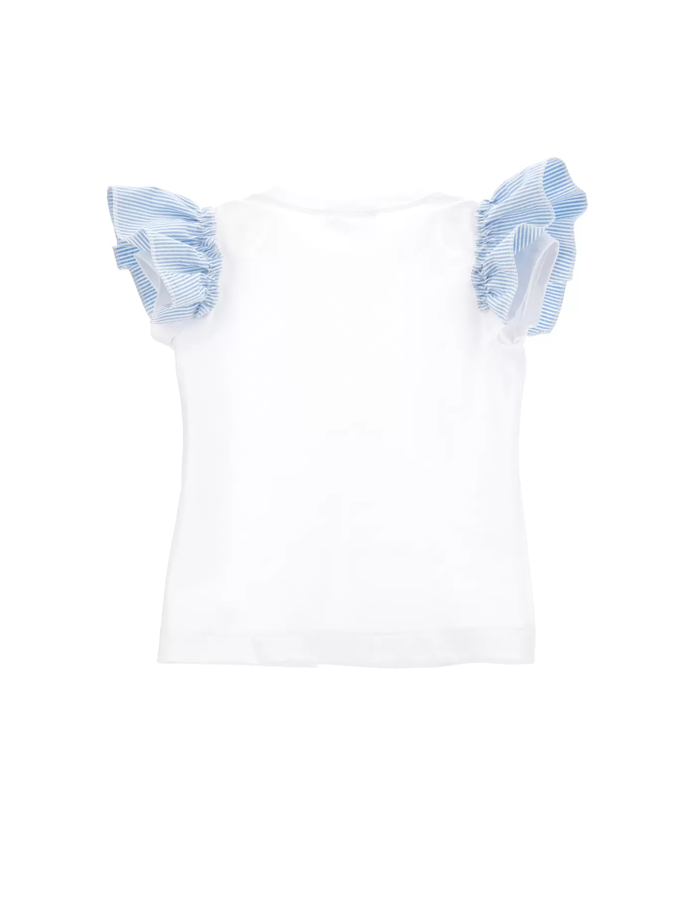 Monnalisa Organic cotton T-shirt with flounces- Tops, T-shirts&shirts | Tops, T-shirts&shirts