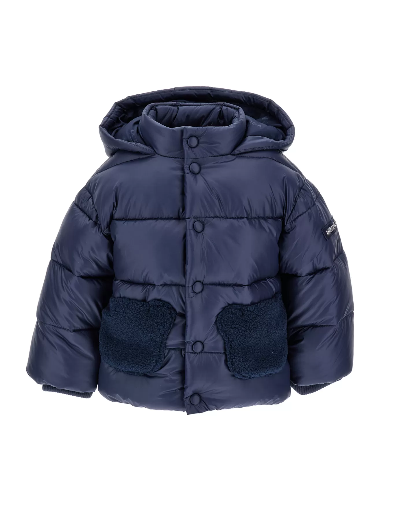 Monnalisa Padded down jacket with plush-BOY Coats&jackets | Clothing