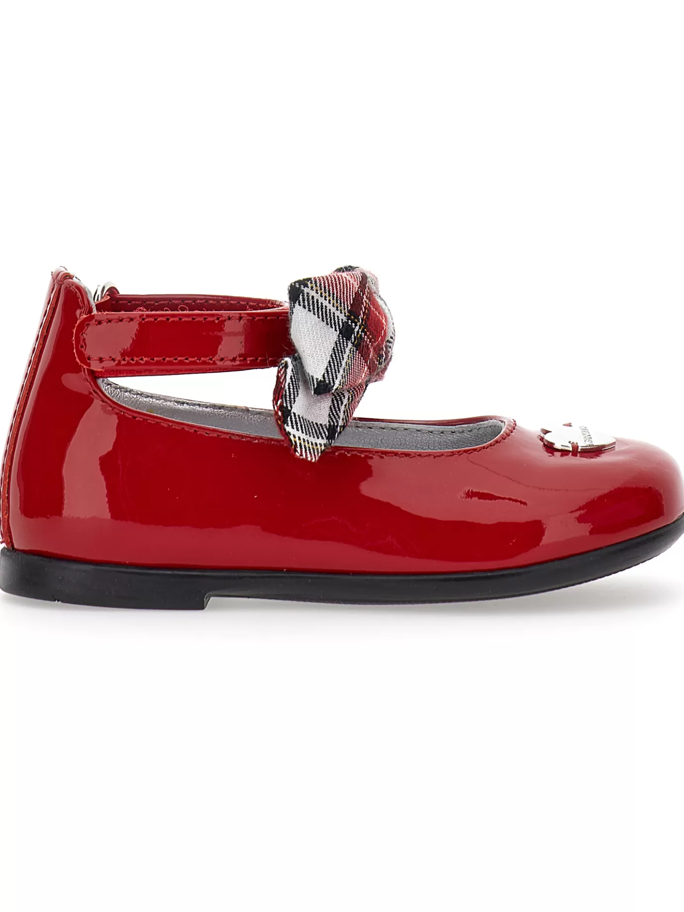 Monnalisa Patent leather ballet flats with bow- Ballerinas | Shoes