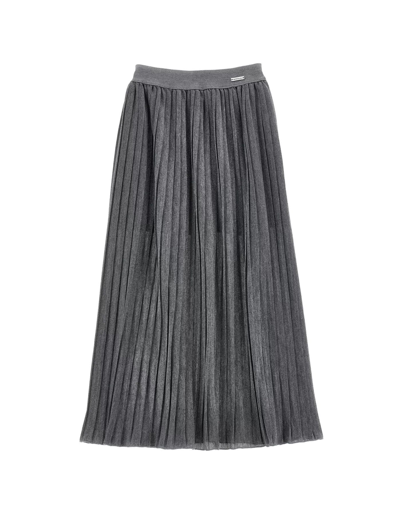 Monnalisa Pleated lurex skirt- Skirts | Clothing