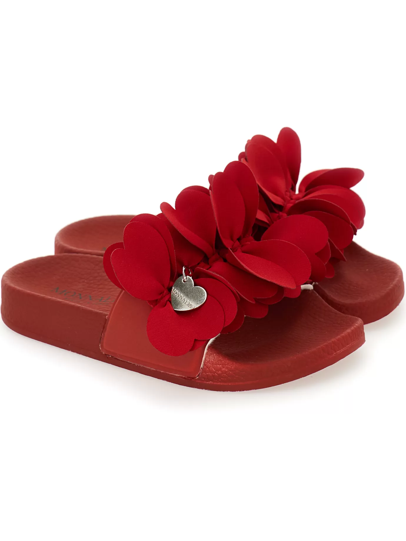 Monnalisa PVC sandals with petals- Slides | Slides