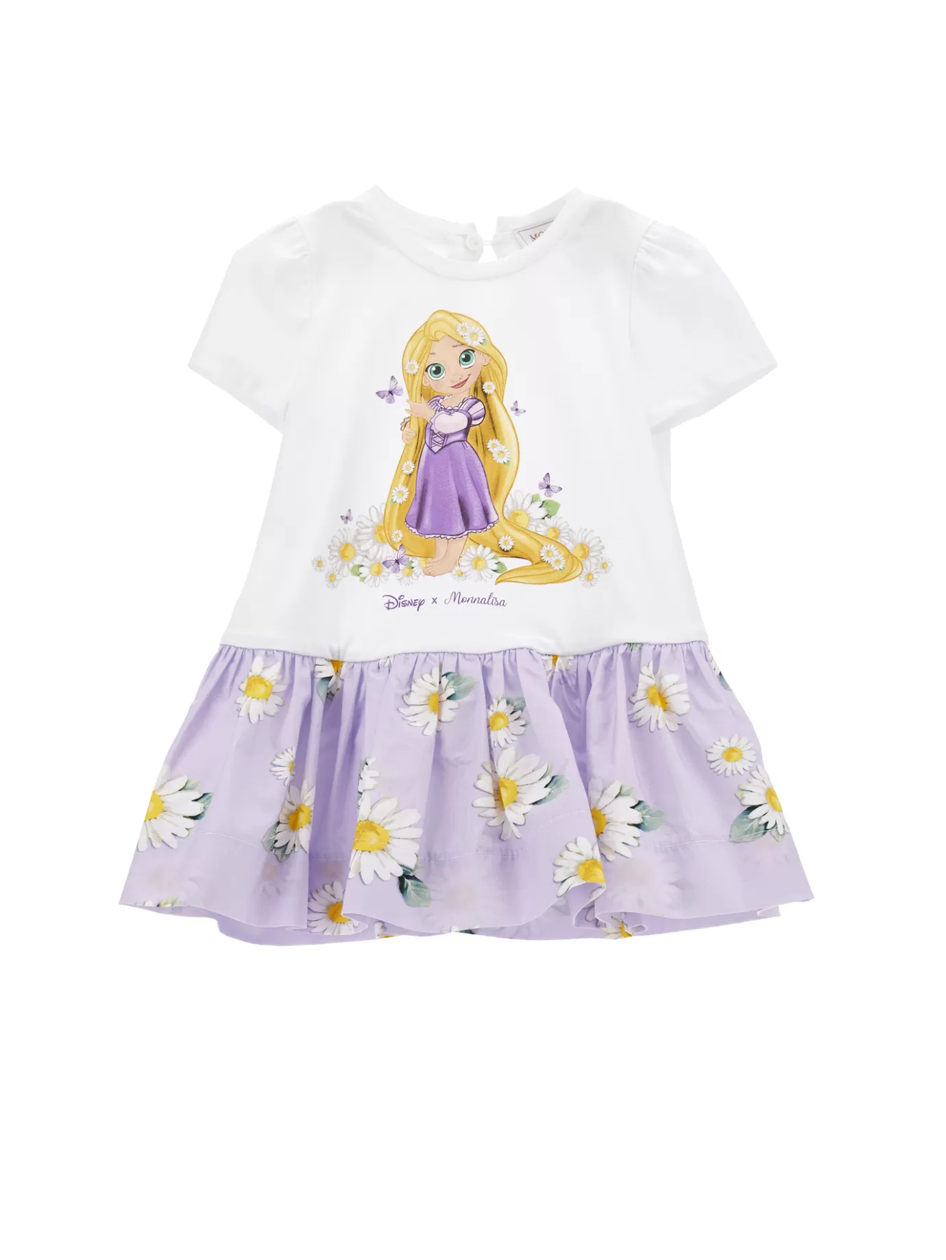 Monnalisa Rapunzel dress with flounce- Dresses&jumpsuits | Clothing