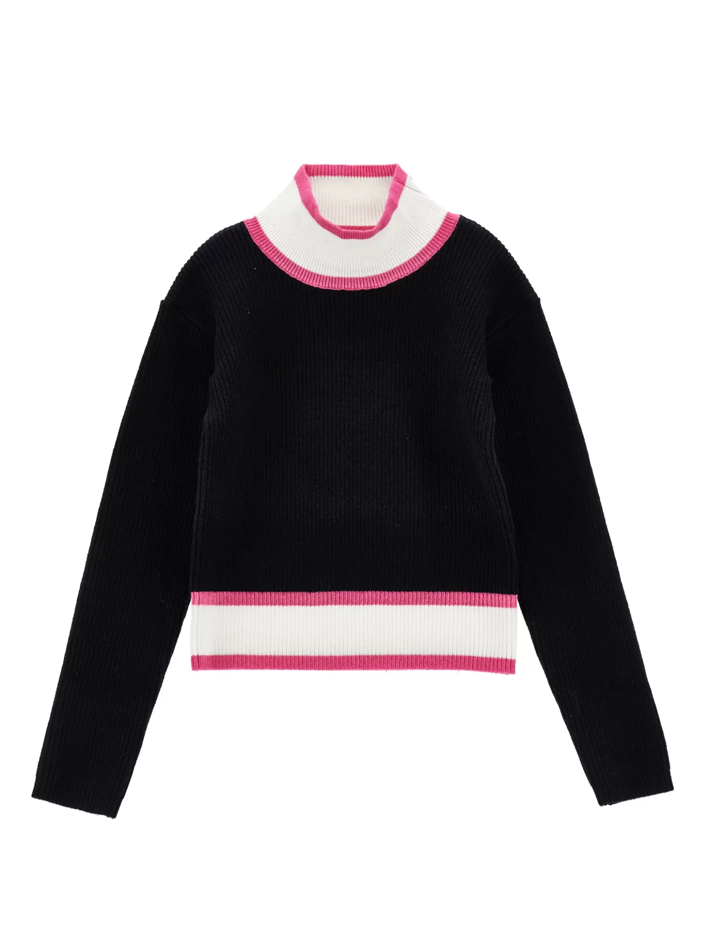 Monnalisa Ribbed mini sweater- Cardigans&sweaters | Clothing