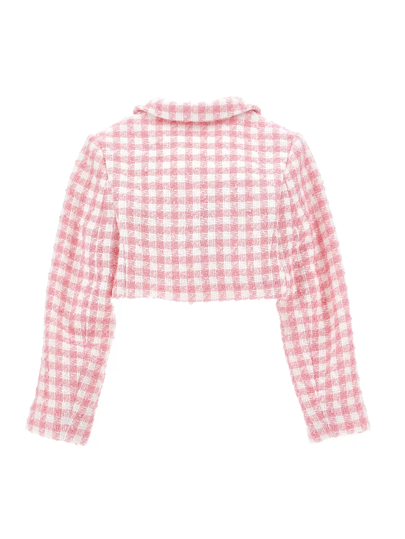 Monnalisa Short houndstooth jacket- Coats&jackets | Coats&jackets